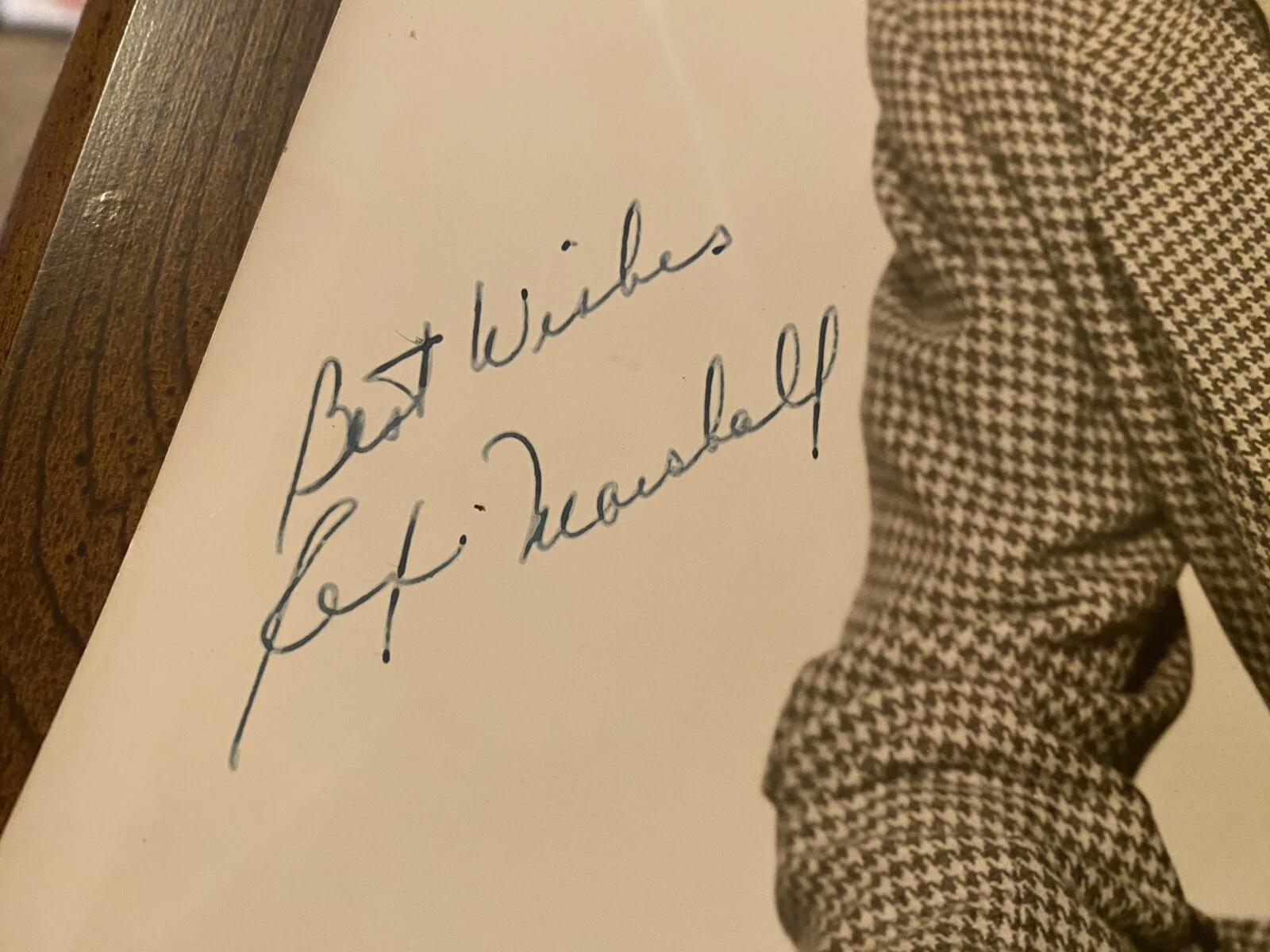 Rex Marshall — Rex Marshall Signed Autographed Photo w COA Suspense Mister Peepers Tom Corbett, изображение 2
