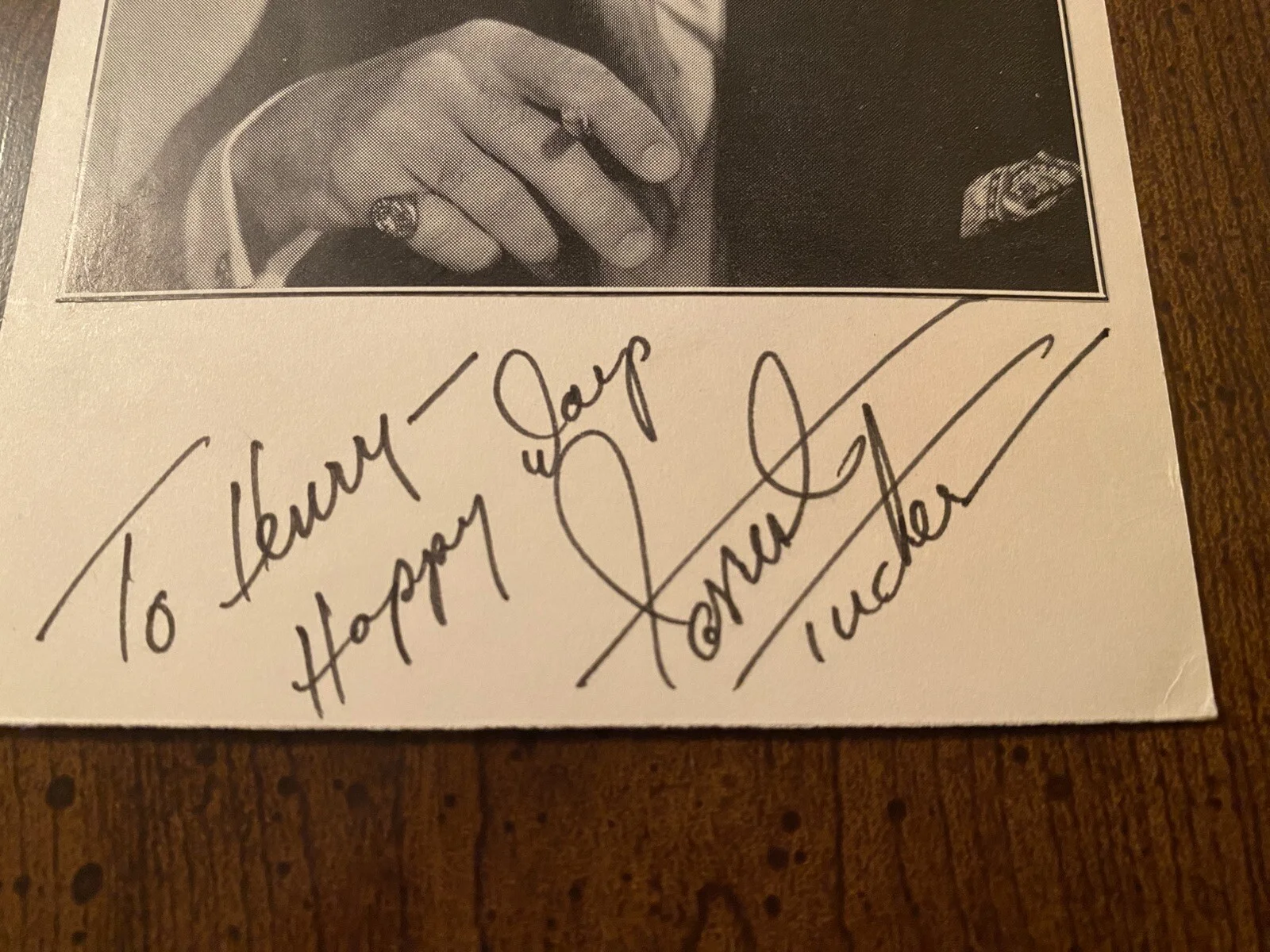 Forrest Tucker — Forrest Tucker Signed Autographed Photo With COA F Troop Chisum Ghost Busters, image 2