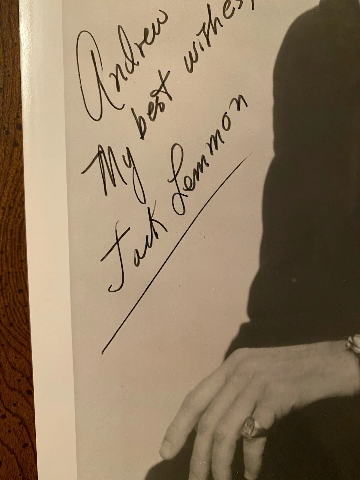 Jack Lemmon — Jack Lemmon Signed Autographed Photo With COA The Odd Couple Some Like It Hot, изображение 2