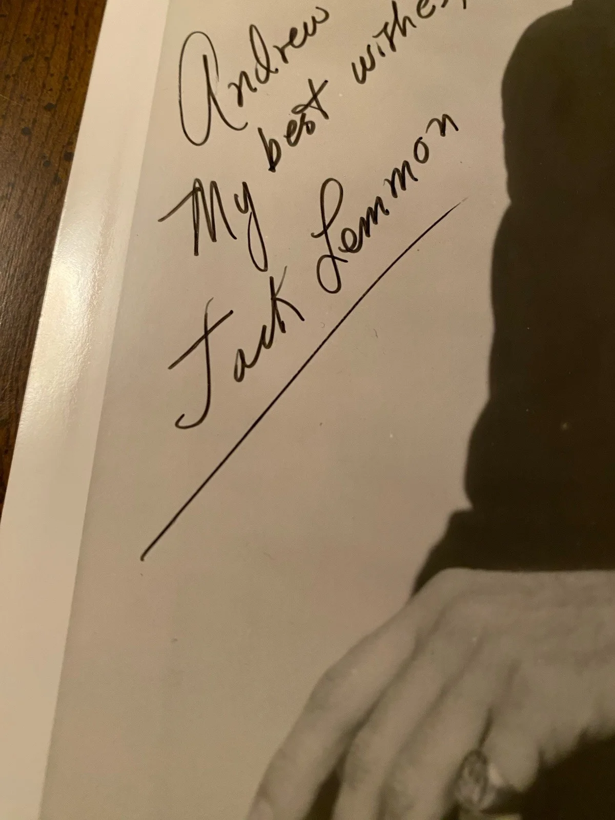 Jack Lemmon — Jack Lemmon Signed Autographed Photo With COA The Odd Couple Some Like It Hot, изображение 3