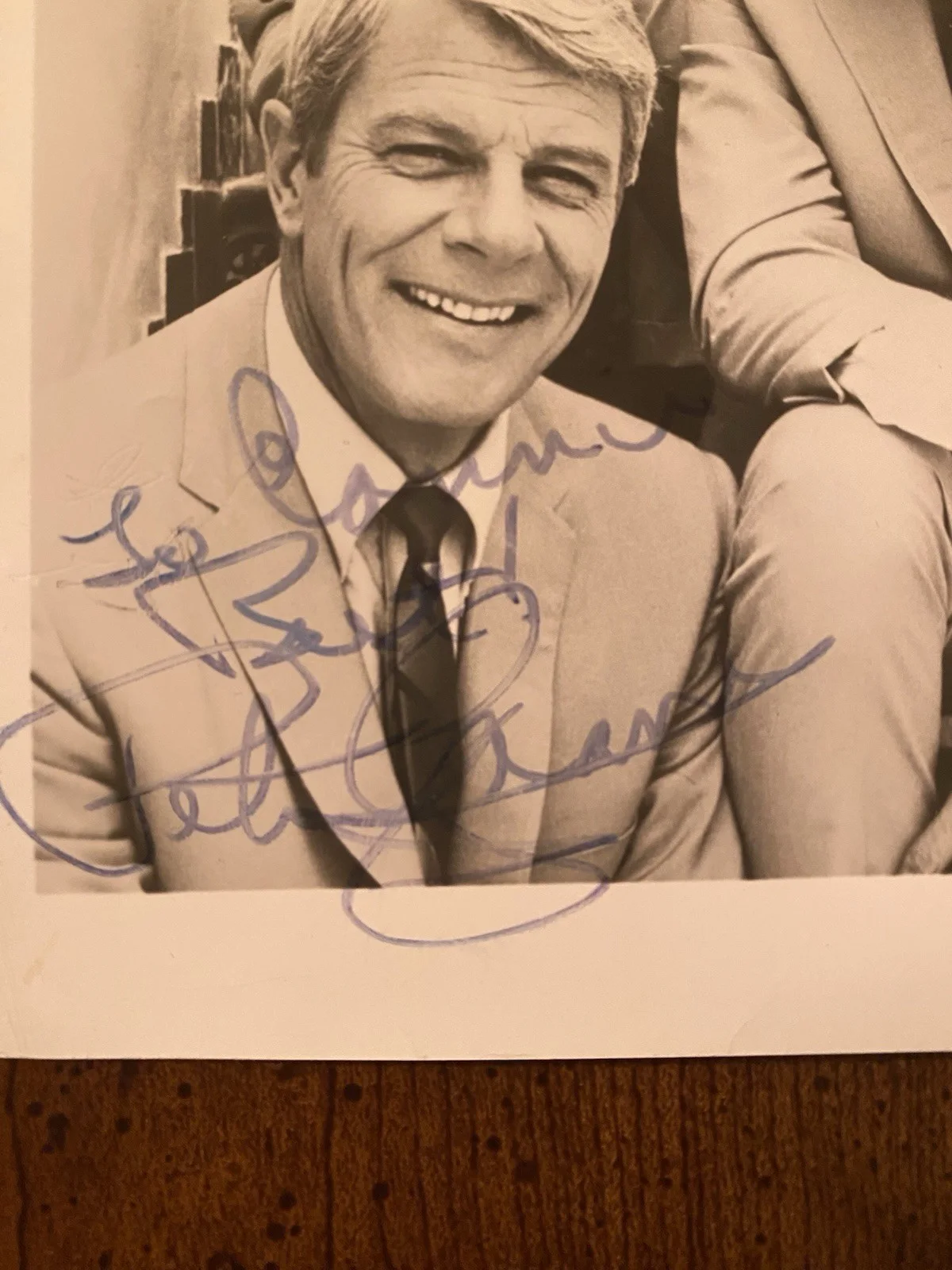 Peter Graves, Greg Morris — Peter Graves Greg Morris Signed Autographed Photo Mission Impossible Beckett BAS, image 4