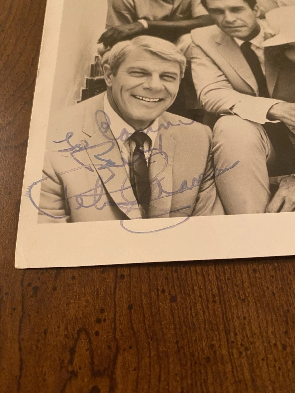 Peter Graves, Greg Morris — Peter Graves Greg Morris Signed Autographed Photo Mission Impossible Beckett BAS, image 5