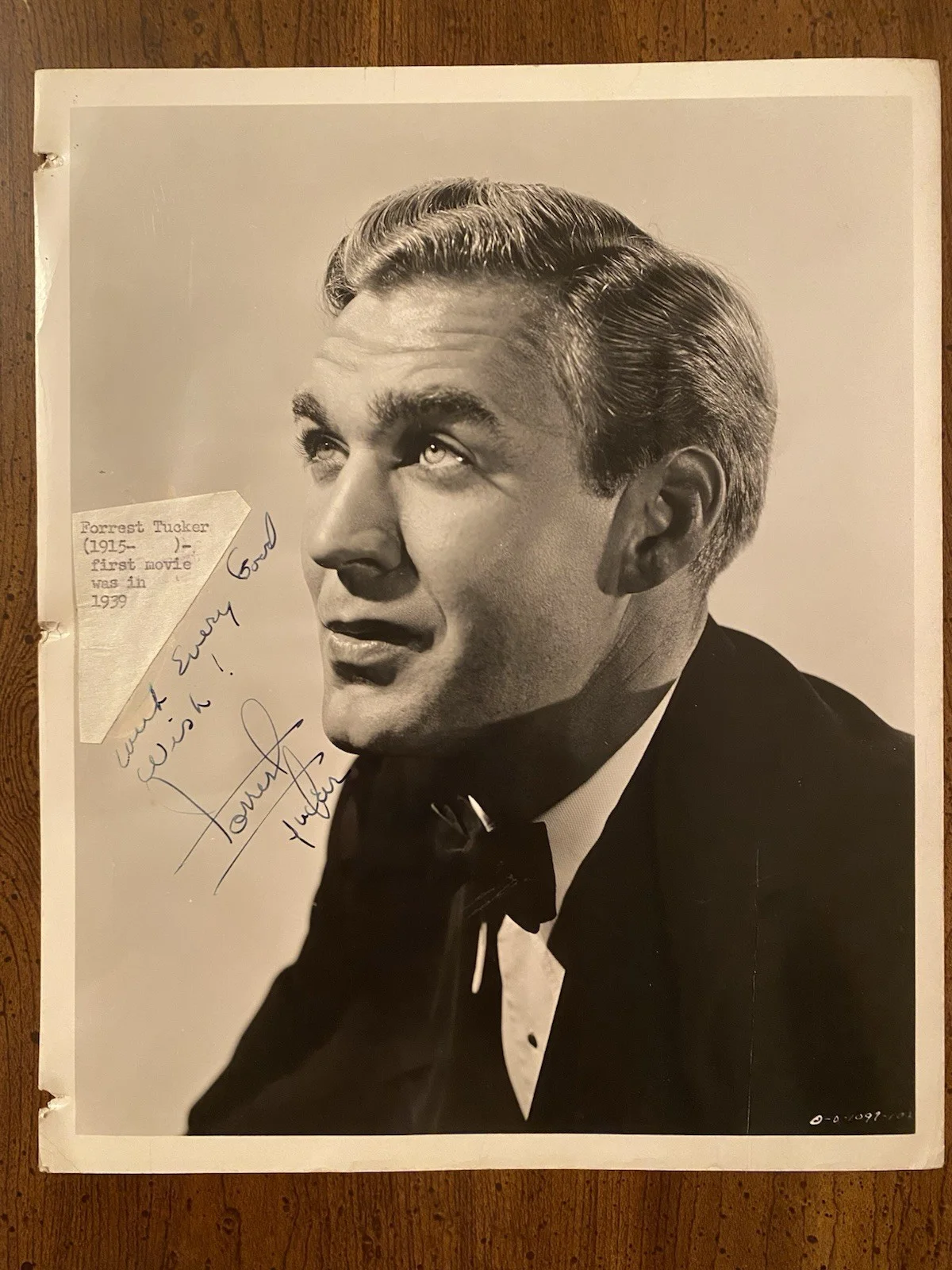 Forrest Tucker — Forrest Tucker Signed Autographed Photo With COA F Troop Chisum Auntie Mame Etc
