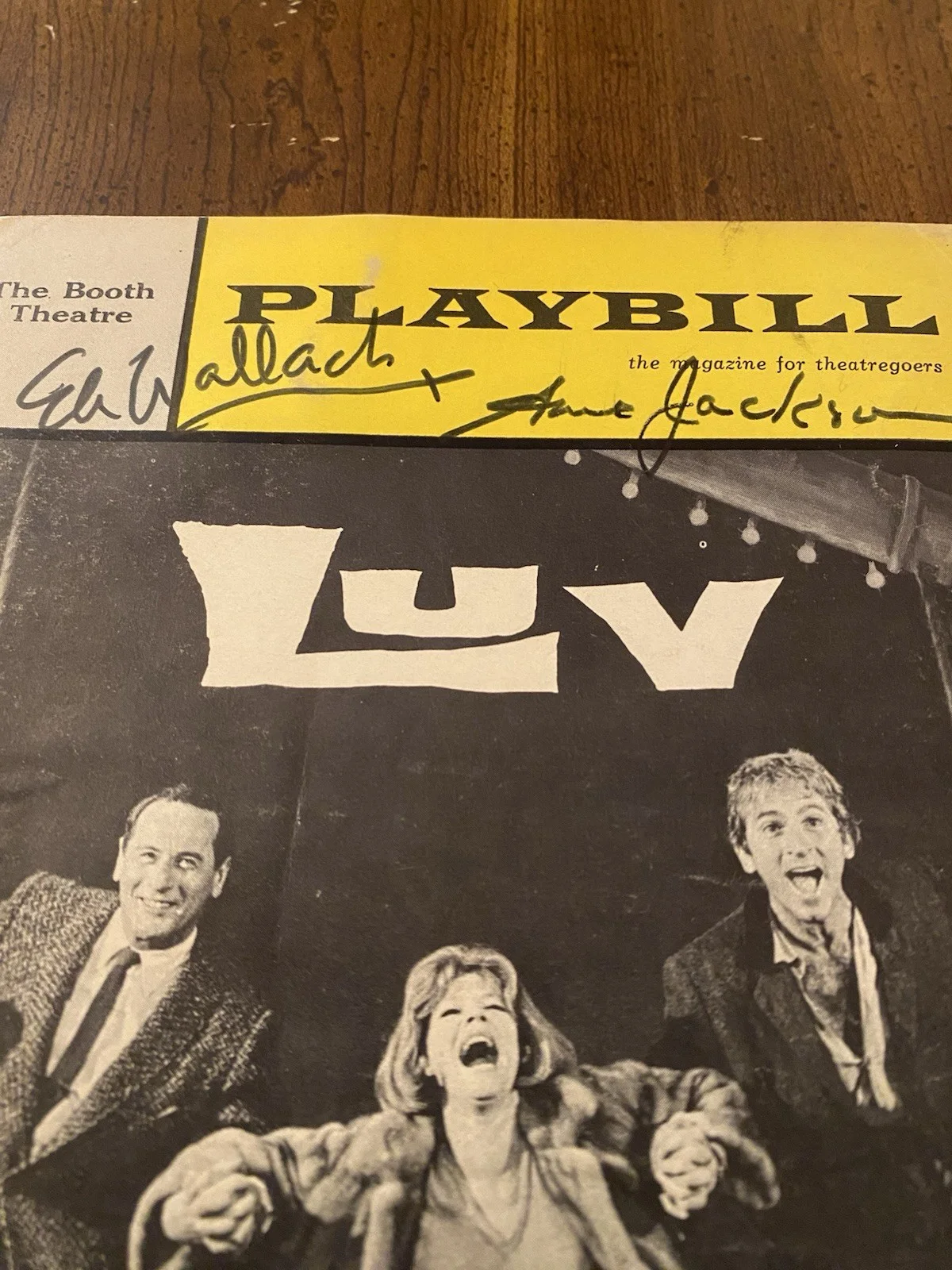 Eli Wallach, Anne Jackson — Eli Wallach Anne Jackson Signed Autographed Playbill With COA Luv Vintage Ticket, изображение 4