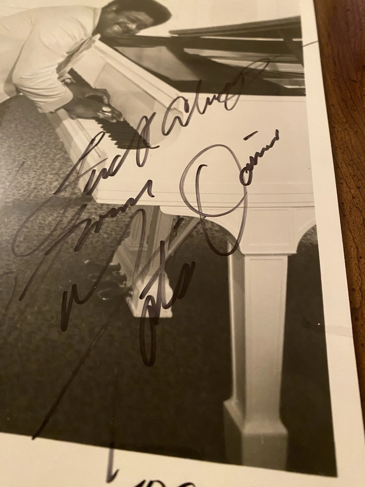 Fats Domino Signed Autographed Photo With COA The Fat Man Rock And Roll Singer, image 3