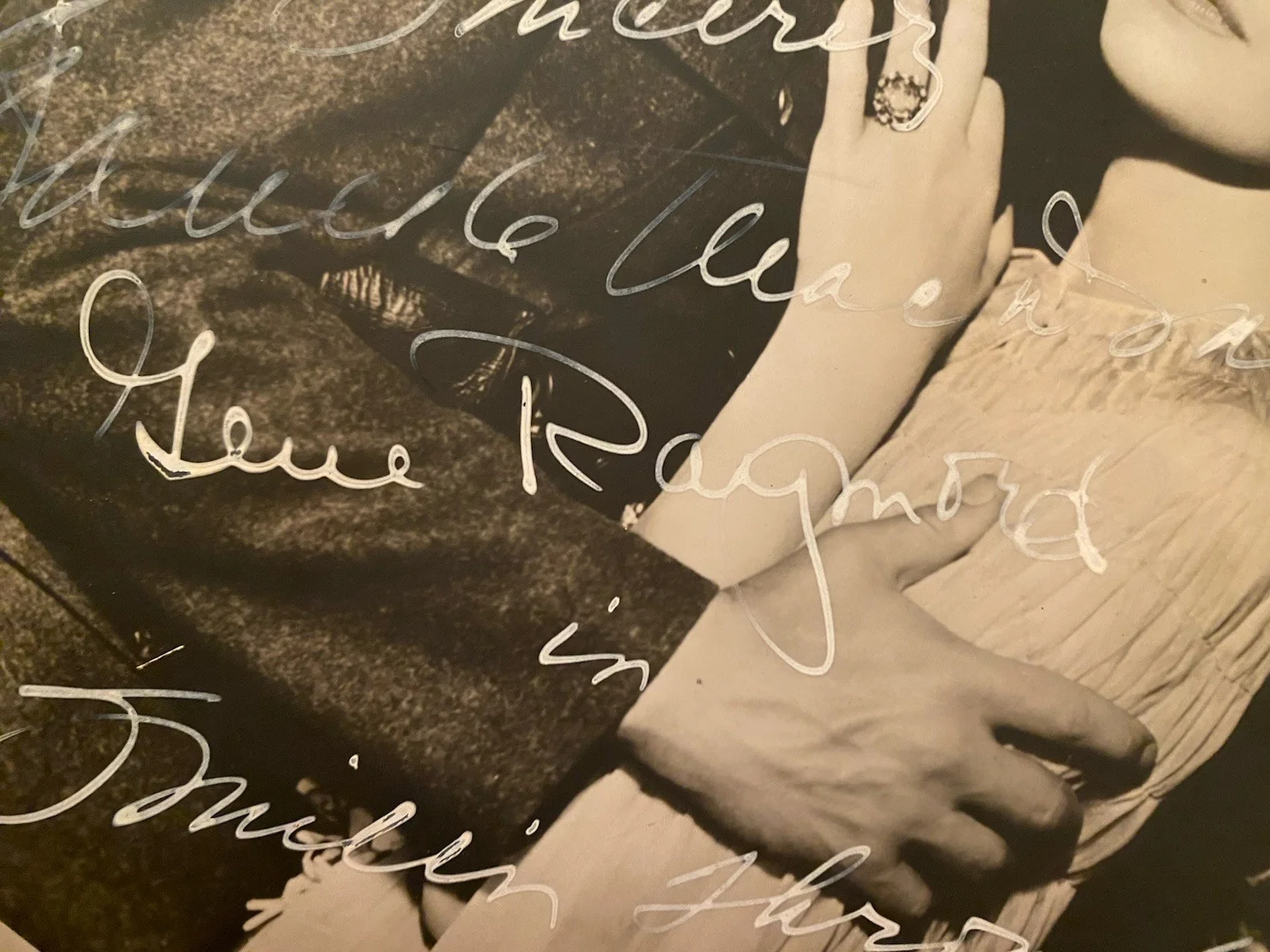 Jeanette Macdonald, Gene Raymond — Jeanette Macdonald Gene Raymond Signed Autographed Photo With COA Smilin Through, изображение 3