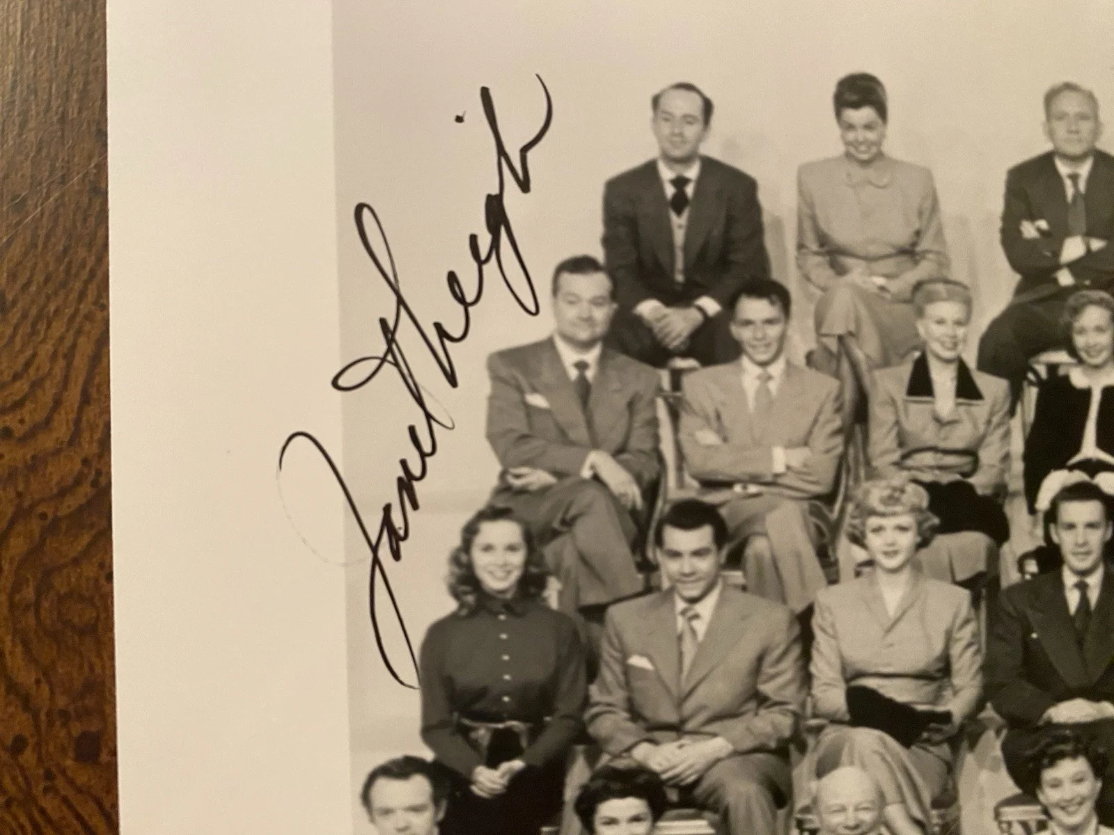 Janet Leigh — Janet Leigh Signed Autographed Photo Lot With COA MGM 25th Anniversary Interview, изображение 3