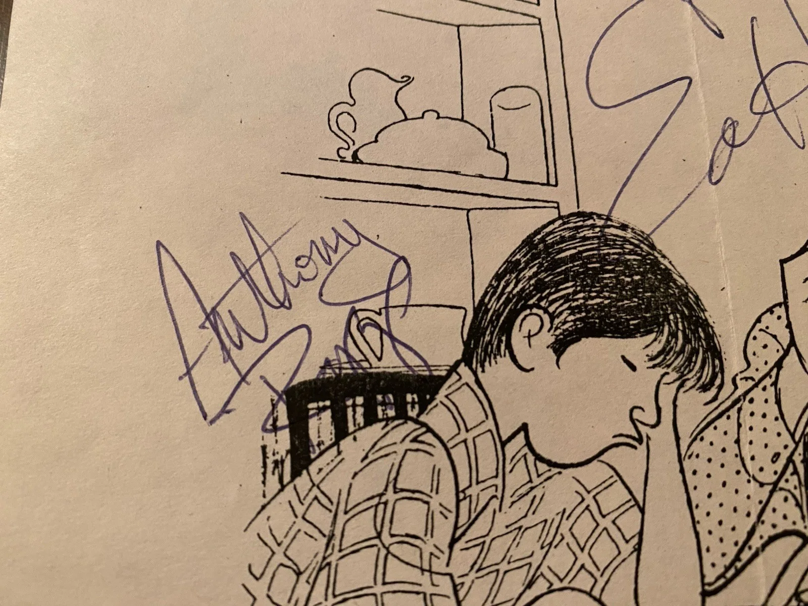 Ed Harris, Judith Ivey, William O’Leary, Anthony Rapp — Ed Harris Judith Ivey Anthony Rapp William O’Leary Signed Hirschfeld Print All, изображение 2