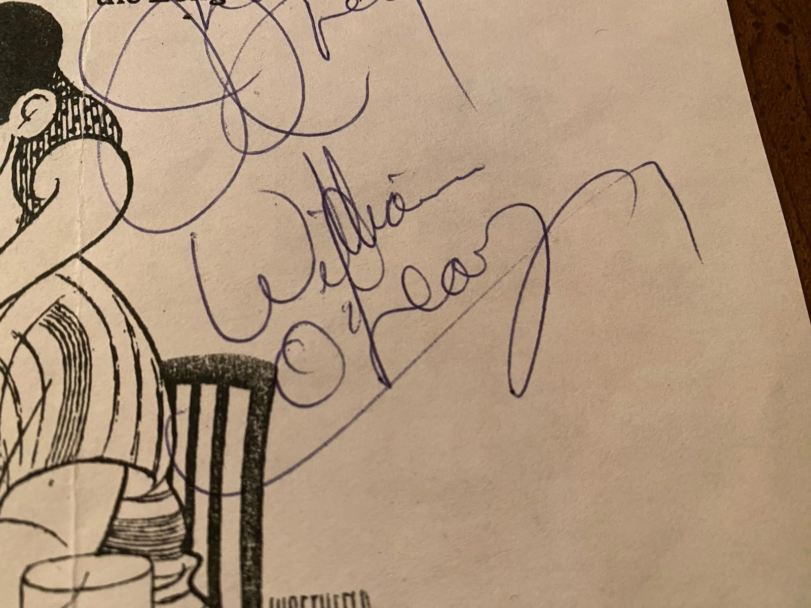 Ed Harris, Judith Ivey, William O’Leary, Anthony Rapp — Ed Harris Judith Ivey Anthony Rapp William O’Leary Signed Hirschfeld Print All, изображение 5