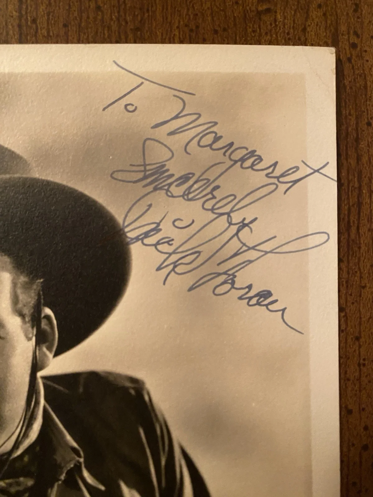 Dick Foran — Dick Foran Signed Autographed Photo With COA Ride Em Cowboy Fort Apache, image 2