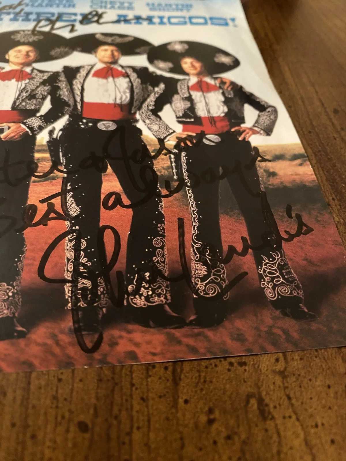 John Landis, Chevy Chase — John Landis Chevy Chase Signed Autographed DVD Cover Three Amigos With COA, изображение 5