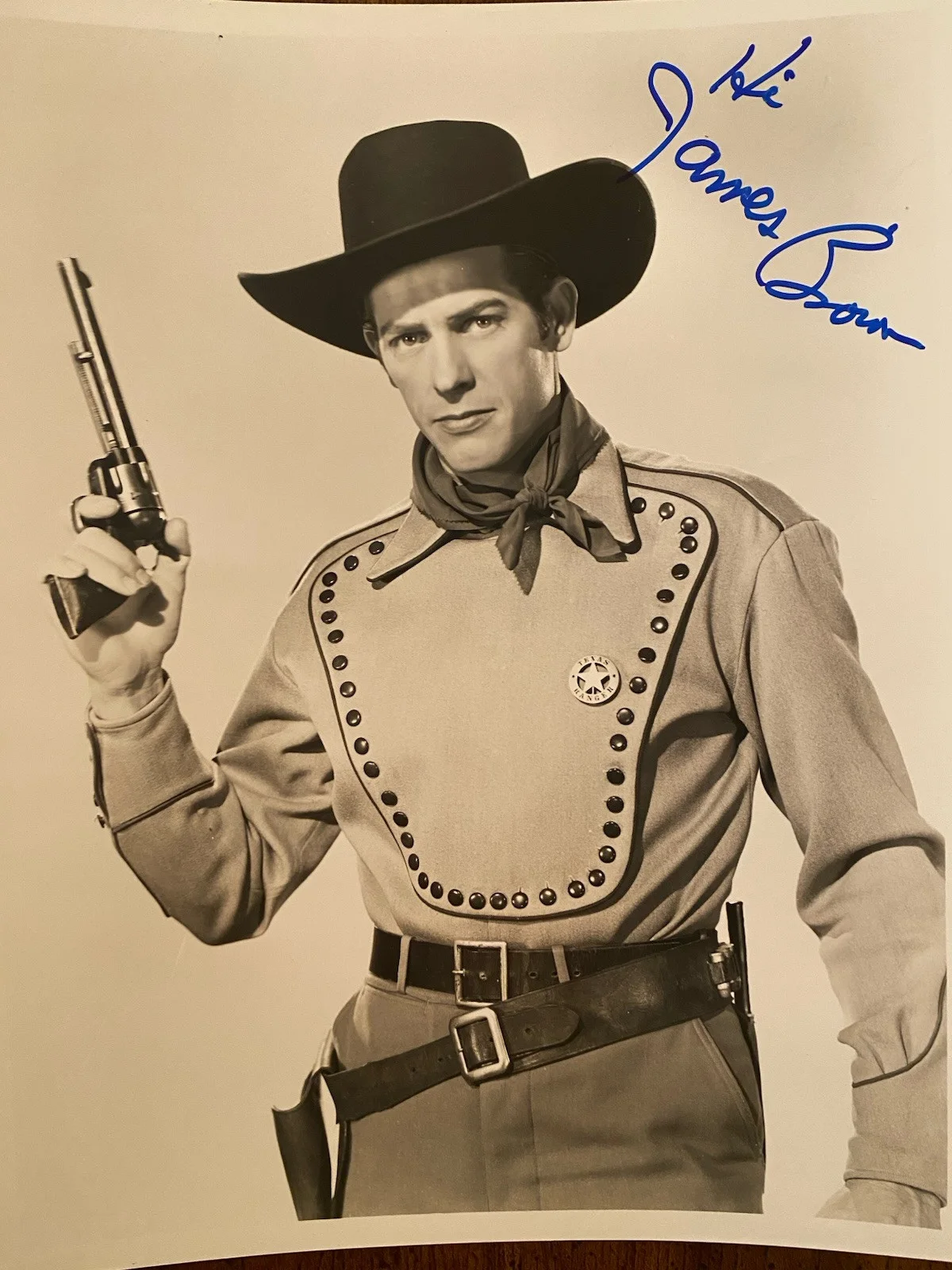James Brown — James Brown Signed Autographed Photo With COA The Adventures Of Rin Tin Tin Rip