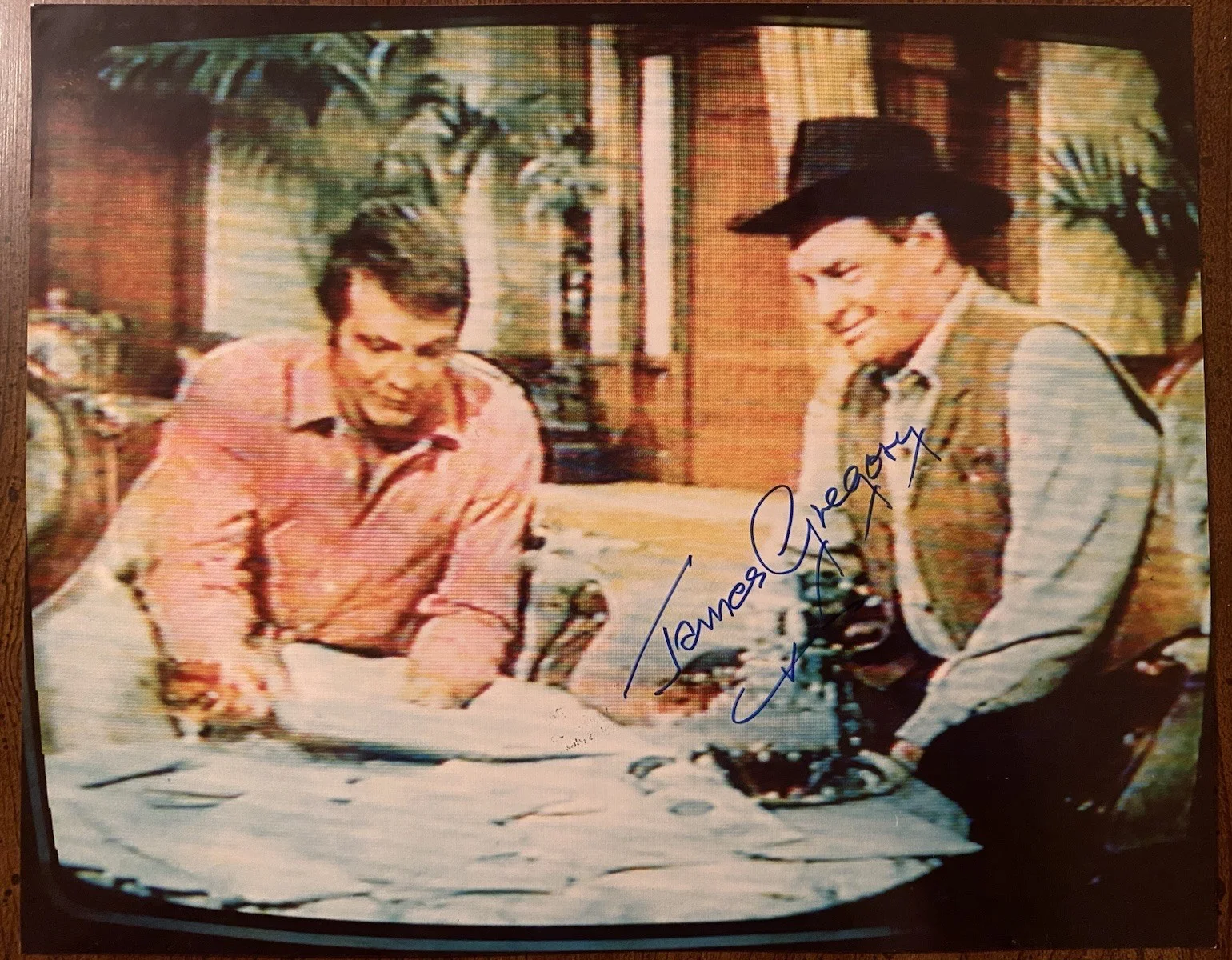 James Gregory — James Gregory Signed Autographed Photo With COA The Big Valley The Twilight Zone