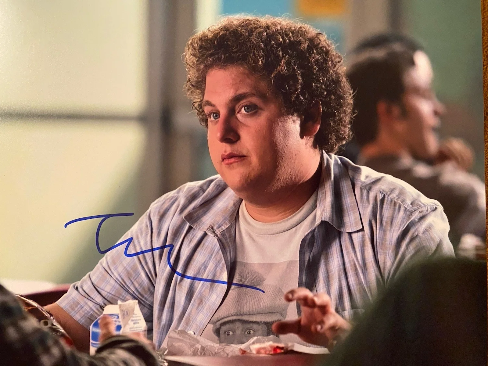 Jonah Hill — Jonah Hill Signed Autographed Photo With COA Superbad 21 Jump Street Wolf Of Wal