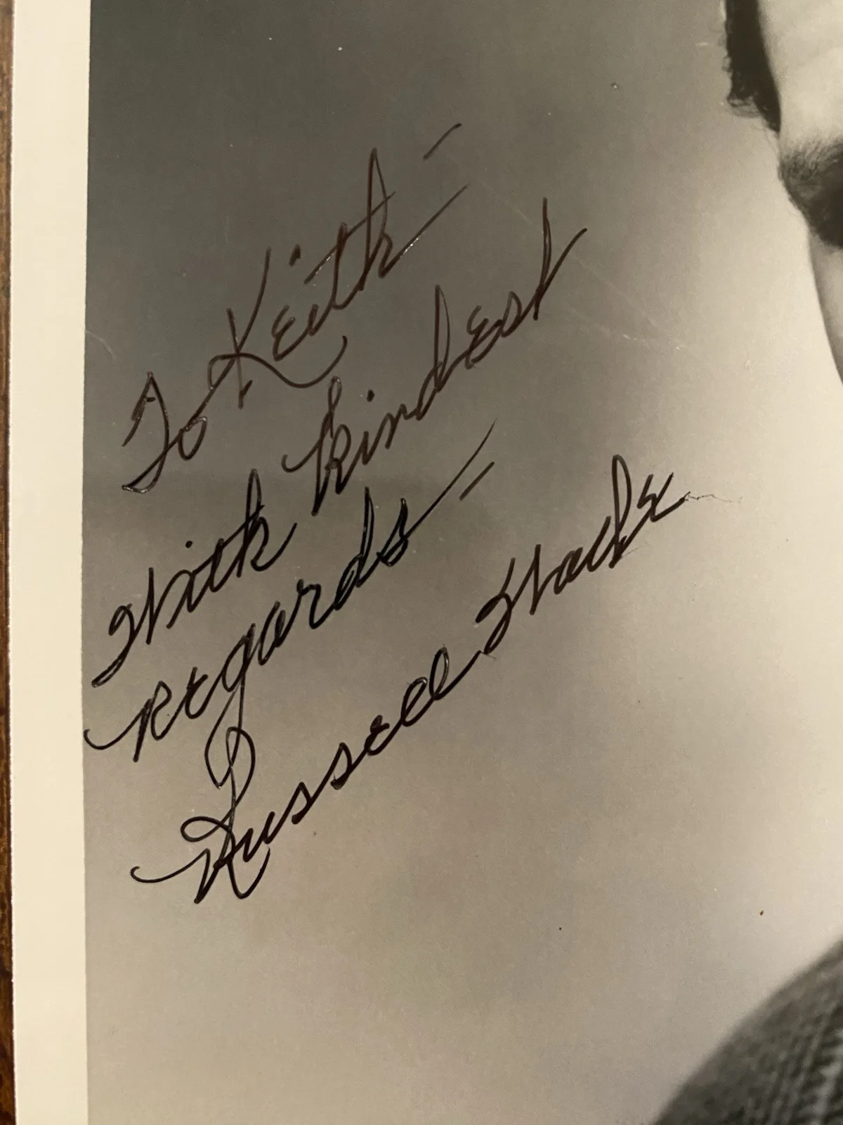 Russell Wade — Russell Wade Signed Autographed Photo With COA The Body Snatcher Shoot To Kill, image 2