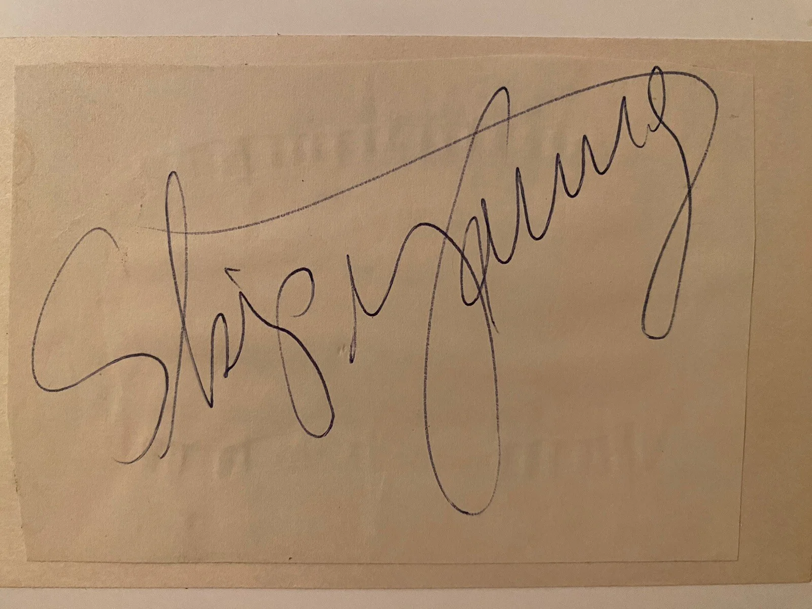 Skip Young — Skip Young Signed Autographed Card With COA Ozzie And Harriet Loving You, изображение 2
