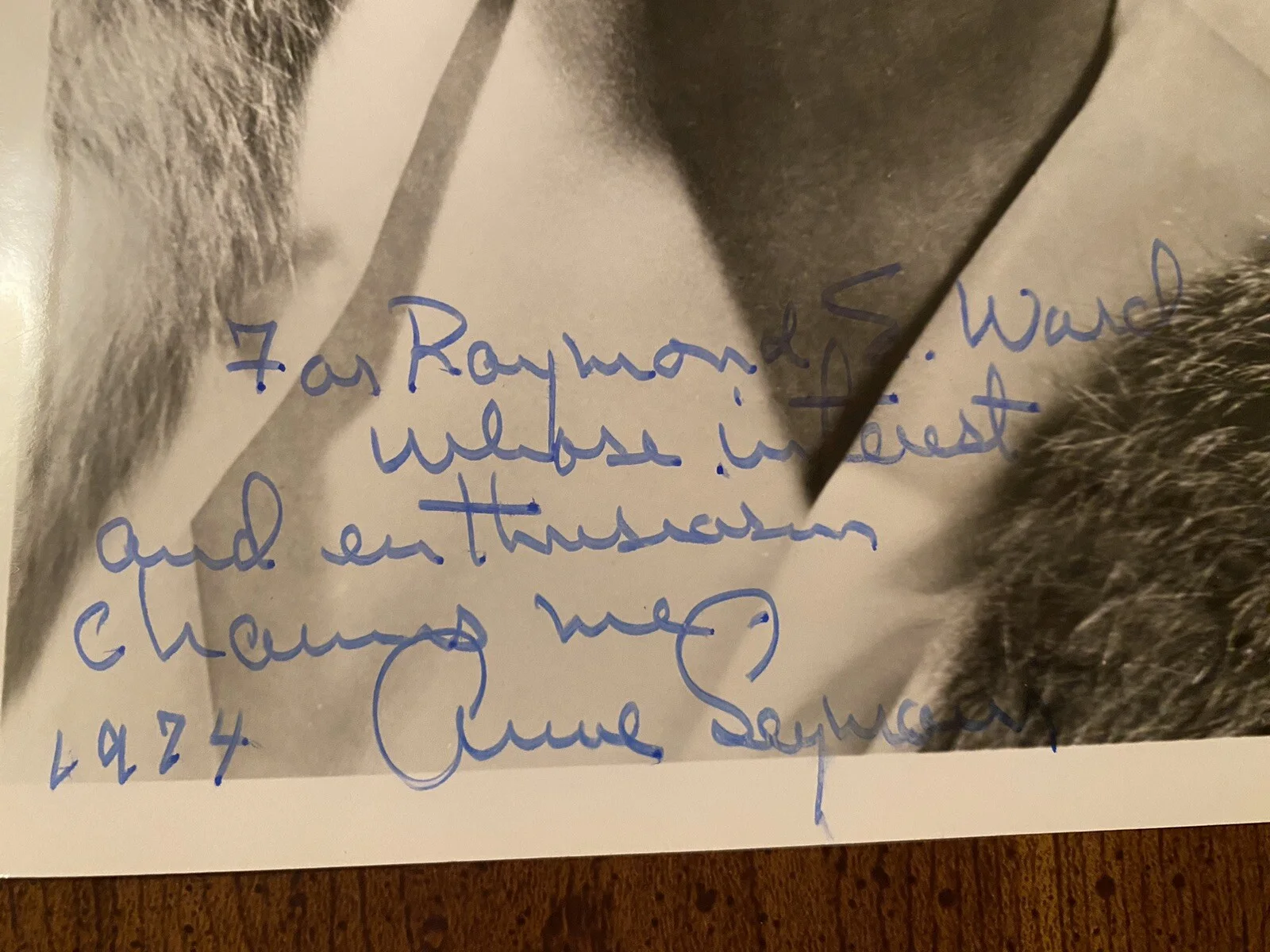 Anne Seymour — Anne Seymour Signed Autographed Vintage Photo With COA Fitzwilly Pollyanna Etc, изображение 2