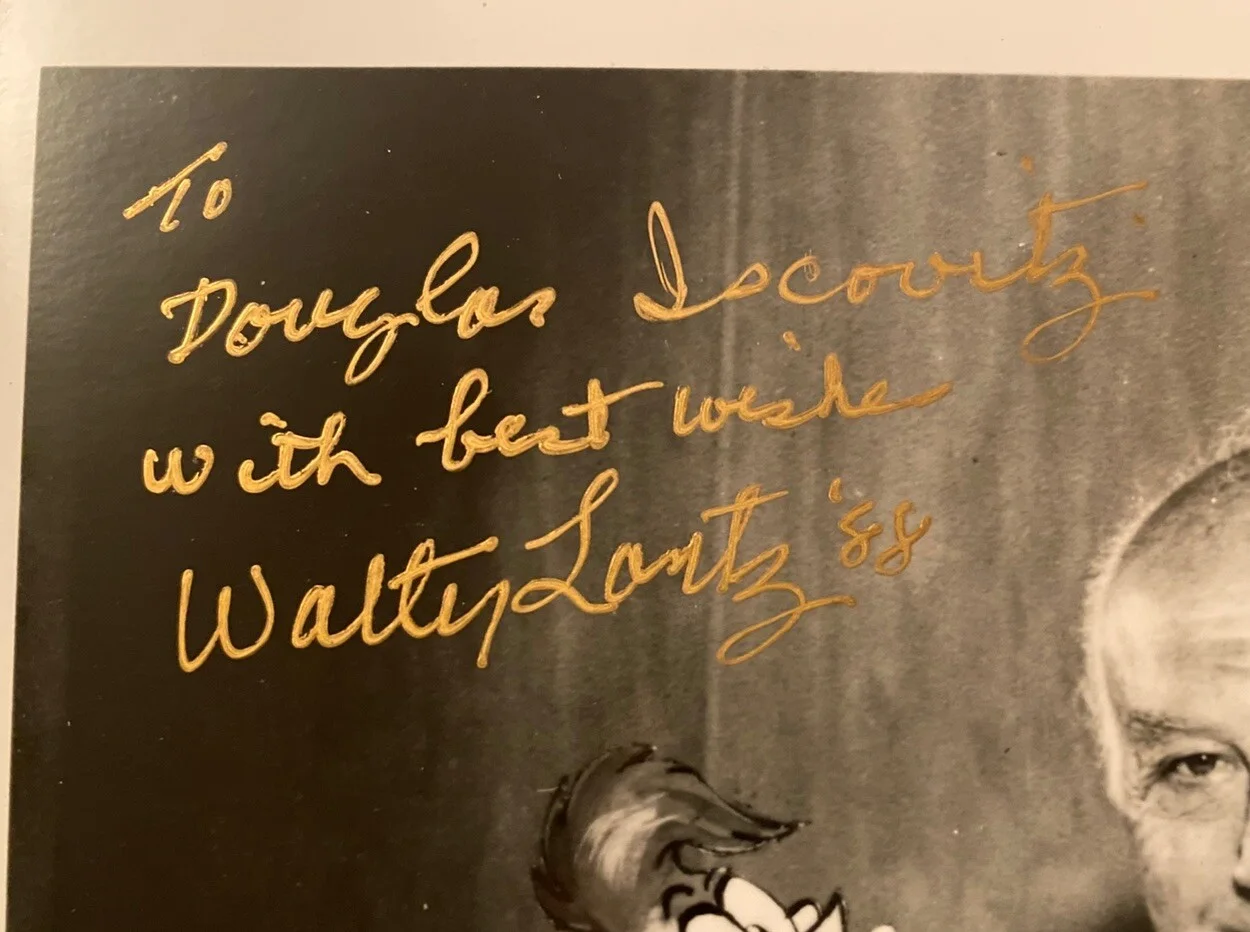 Walter Lantz — Walter Lantz Signed Autographed Photo With COA Woody Woodpecker, image 2