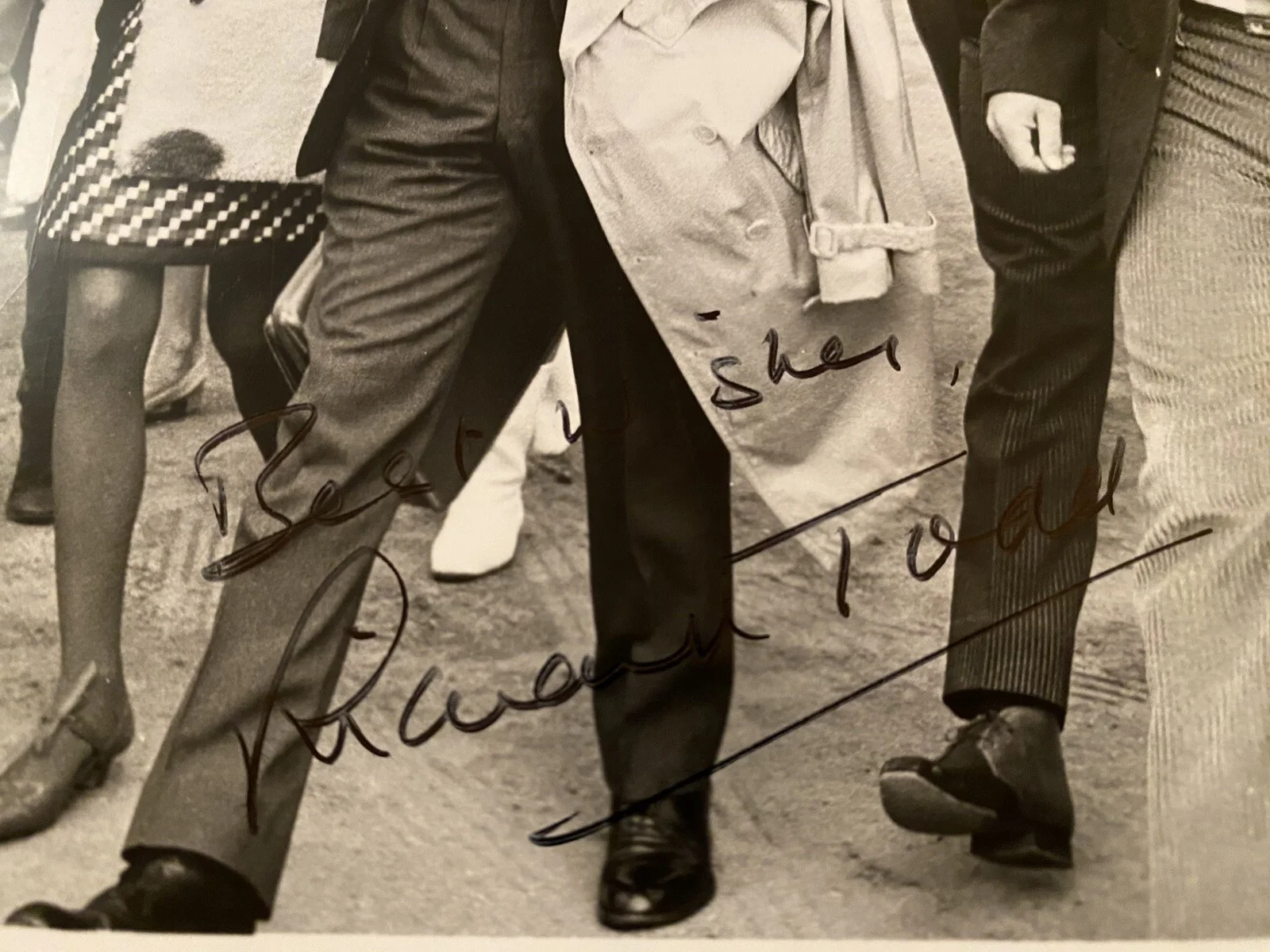 James MacArthur, Richard Todd — James MacArthur Richard Todd The Love Ins Cast Signed Autographed Photo With COA, image 2