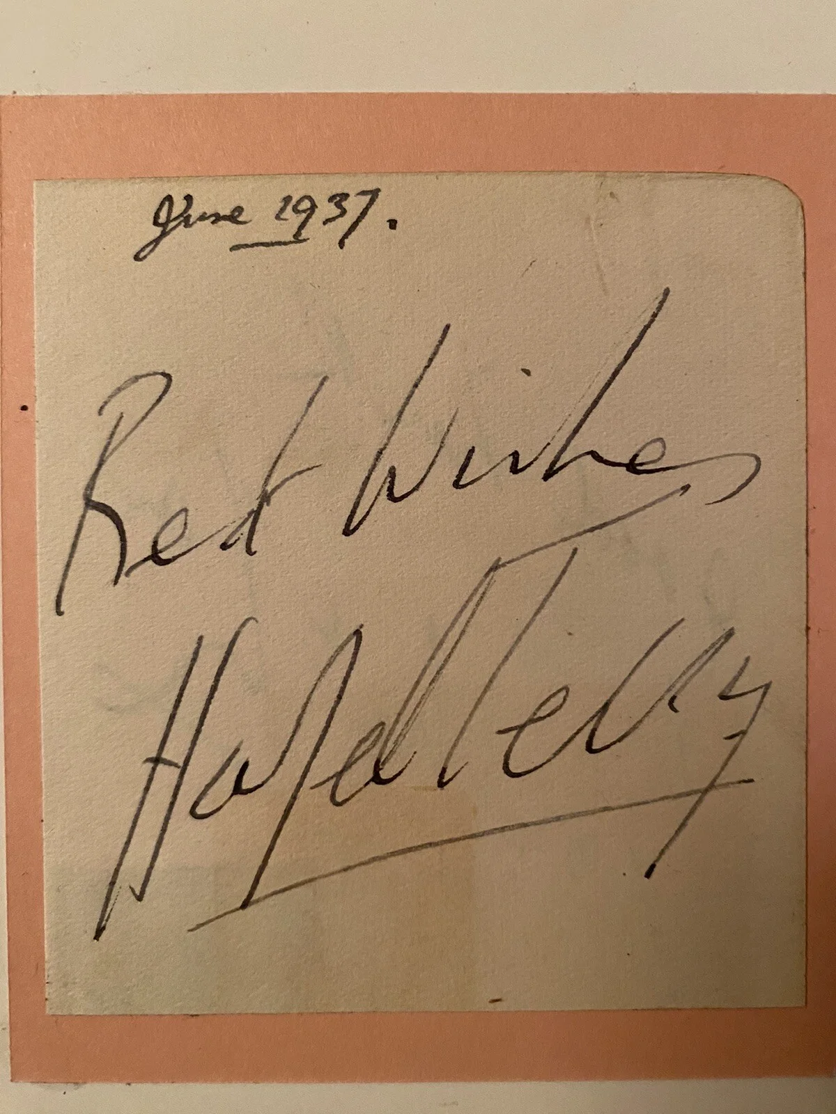 Hazel Terry — Hazel Terry Signed Autographed Card With COA Torpedoed Sweet Devil, image 2