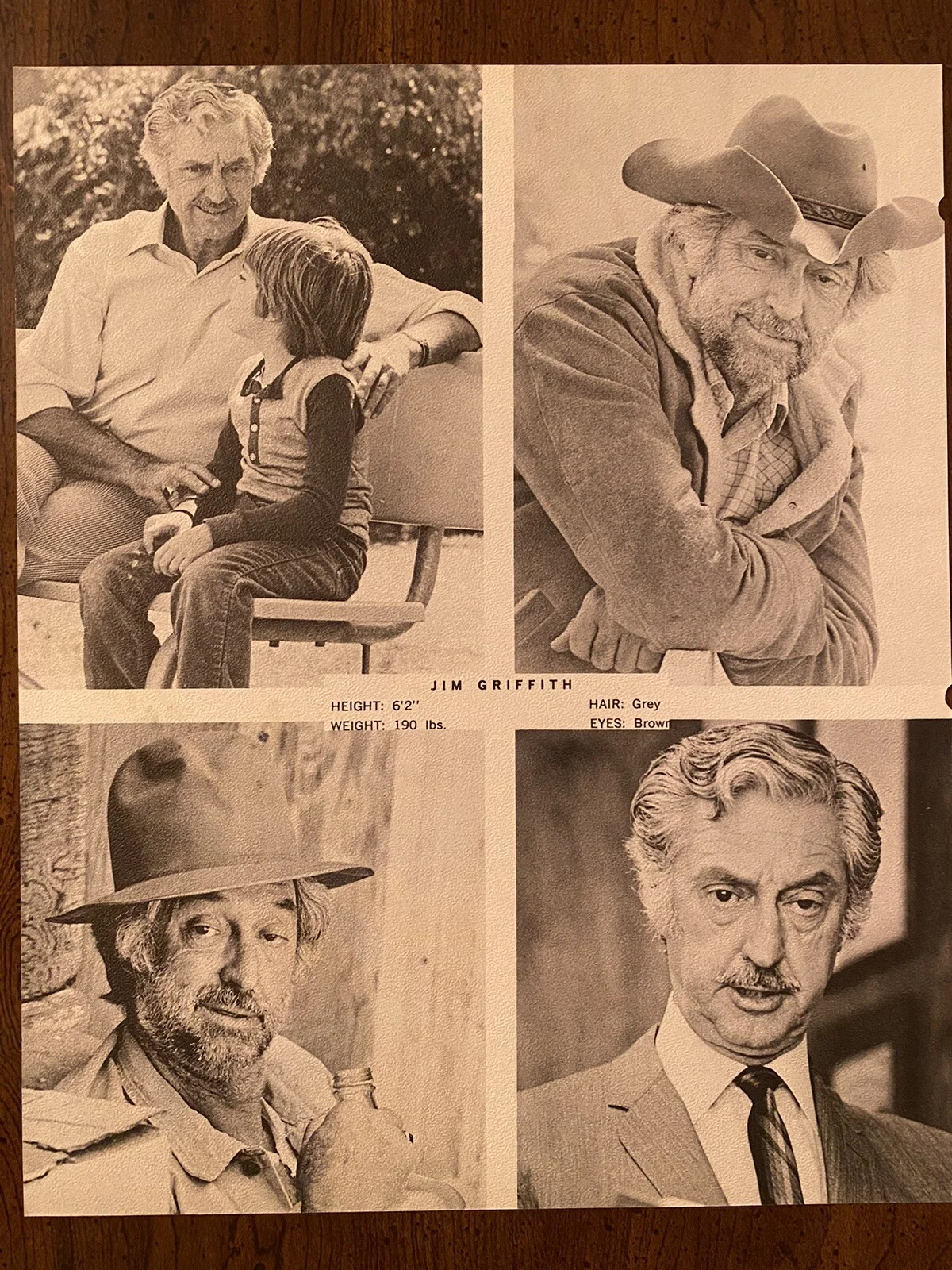 James Griffith, Jim Griffith — James Griffith Signed Autographed Photo With COA Gunsmoke Bonanza Daniel Boone, image 3