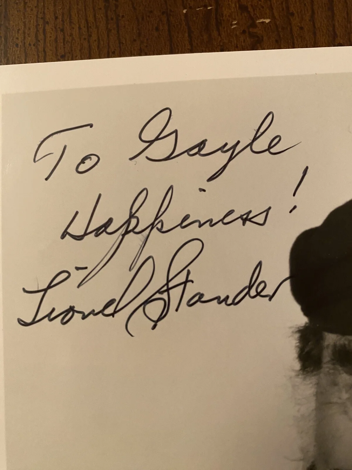 Lionel Stander — Lionel Stander Signed Autographed 8x10 Photo With COA Hart To Hart Mr Deeds Goes, image 2