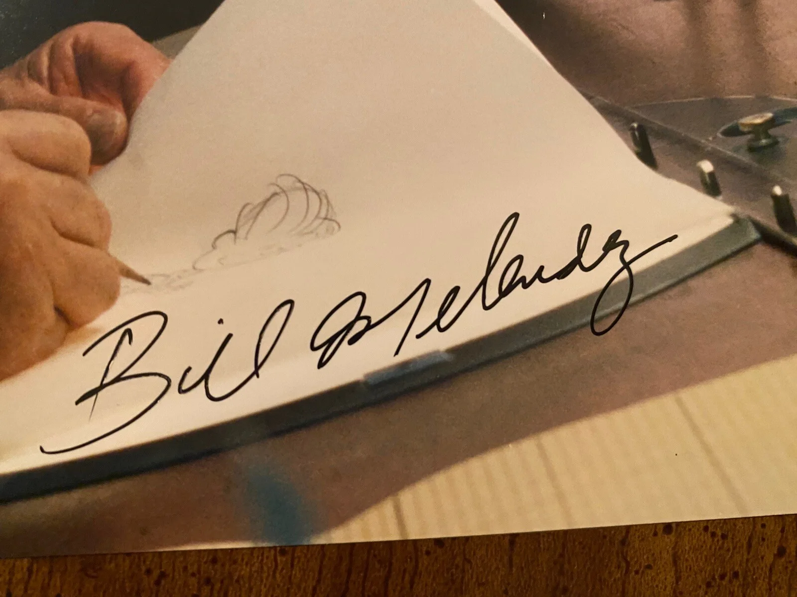 Bill Melendez — Bill Melendez Signed Autographed Photo w COA Peanuts Looney Tunes Disney Snoopy, изображение 2