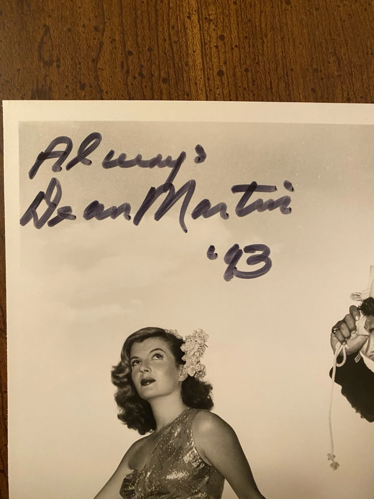 Dean Martin, Jerry Lewis — Dean Martin Jerry Lewis Signed Autographed Photo With COA Sailor Beware BOTH, image 2