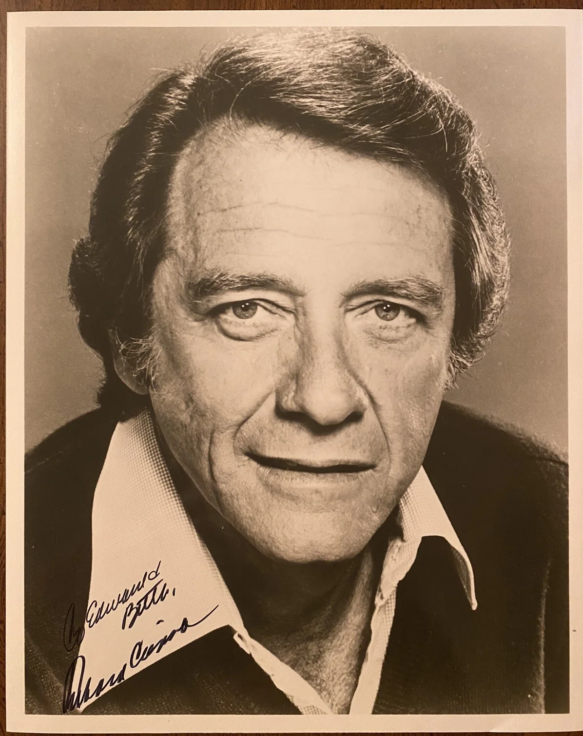 Richard Crenna — Richard Crenna Signed Autographed Photo With COA Real McCoys Rambo First Blood