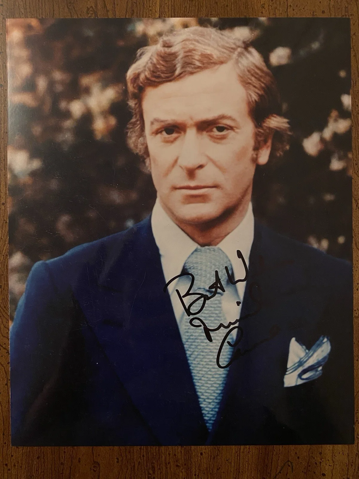Michael Caine — Michael Caine Signed Autographed Photo With COA Zulu The Italian Job Get Carter