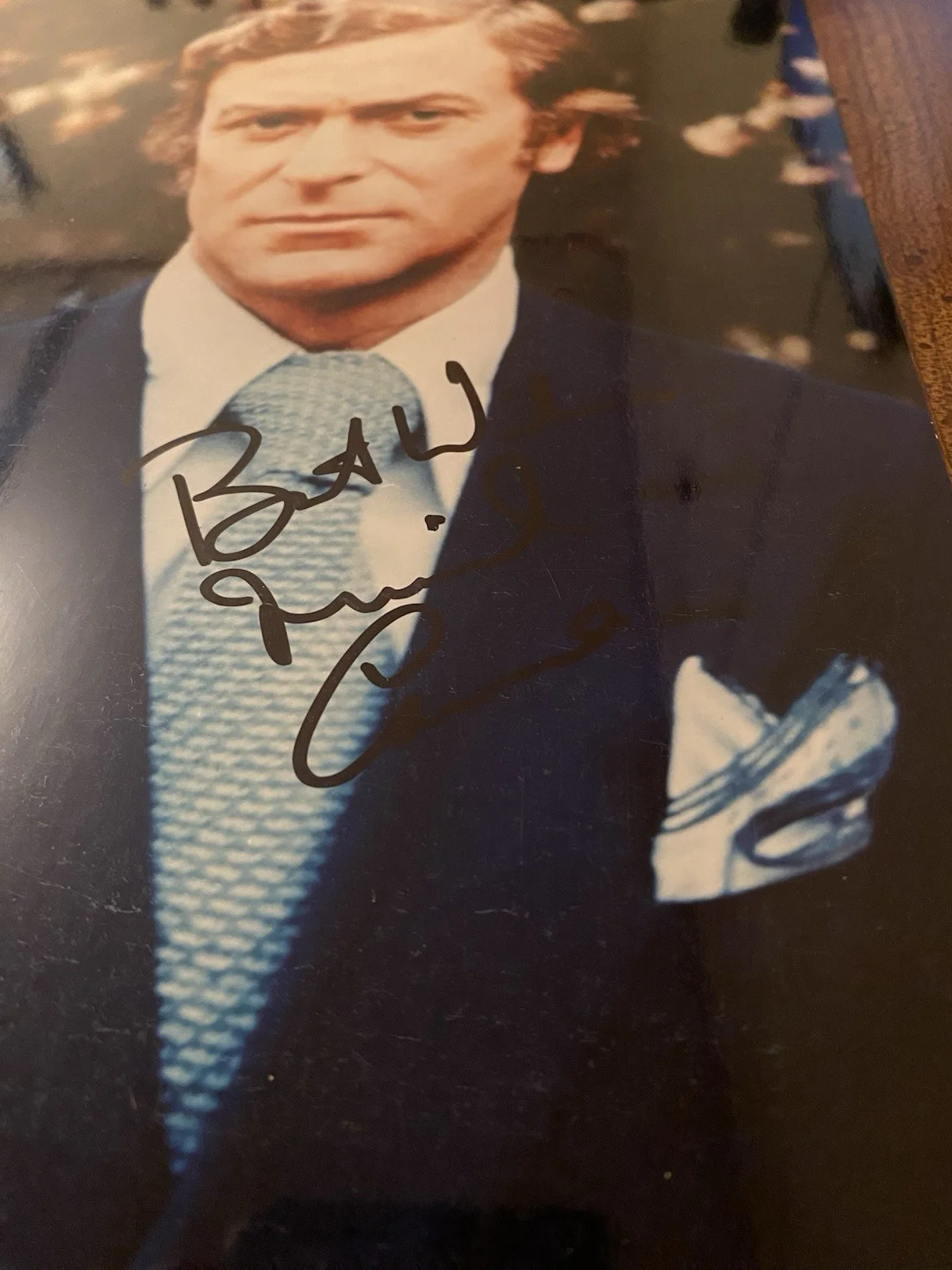 Michael Caine — Michael Caine Signed Autographed Photo With COA Zulu The Italian Job Get Carter, изображение 3
