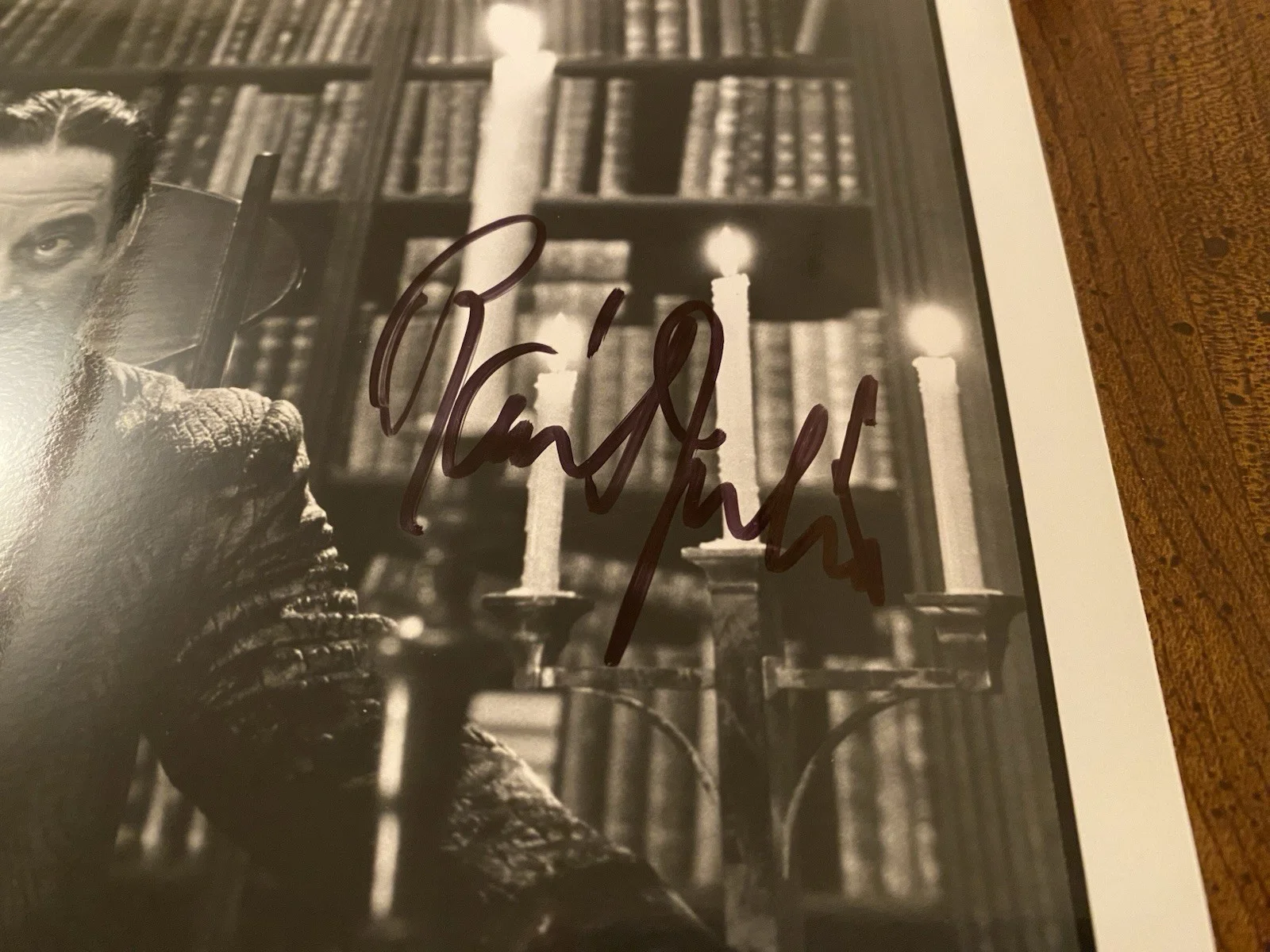 Raul Julia — Raul Julia Signed Autographed Photo With COA The Addams Family Gomez RARE, изображение 3