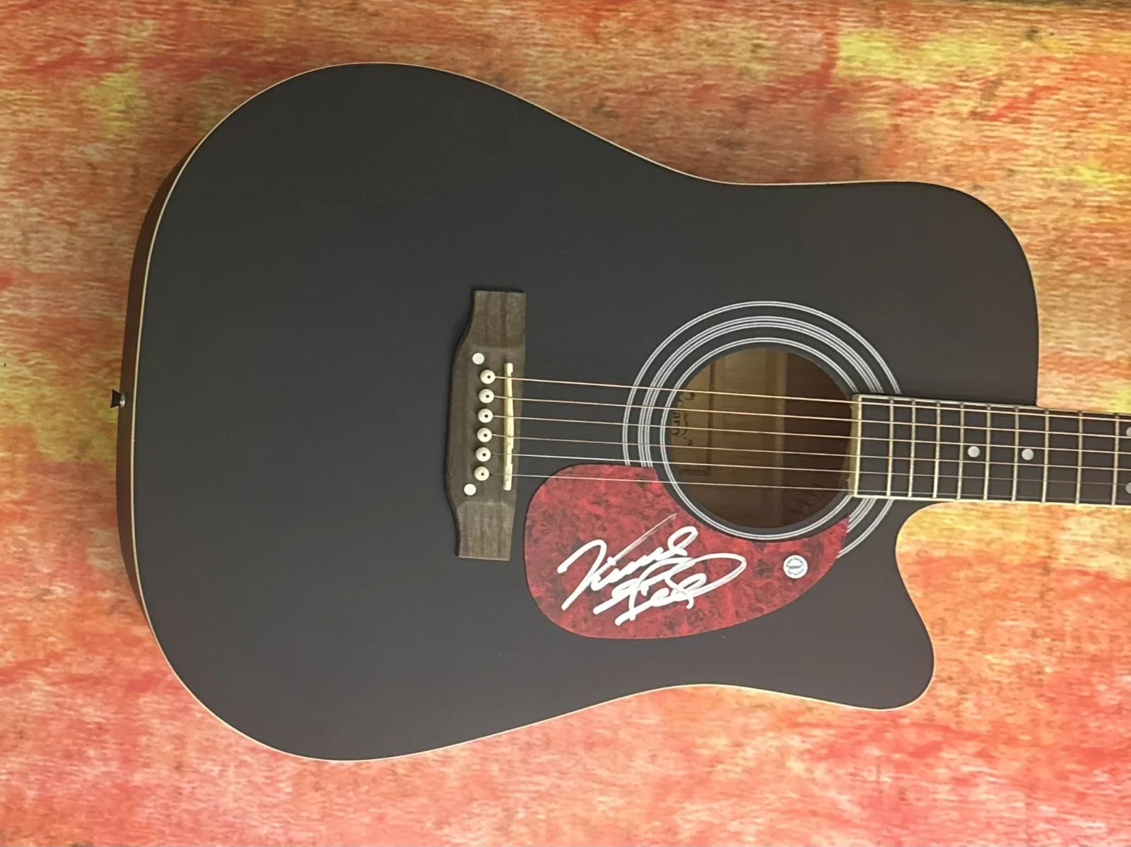 GFA Eagles & Country Legend * VINCE GILL * Signed 41" Acoustic Guitar PROOF COA, изображение 2