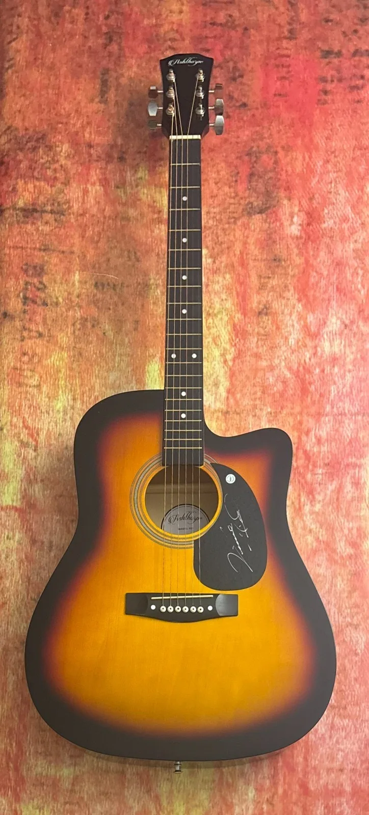 GFA Eagles & Country Legend * VINCE GILL * Signed 41" Acoustic Guitar PROOF COA, image 4