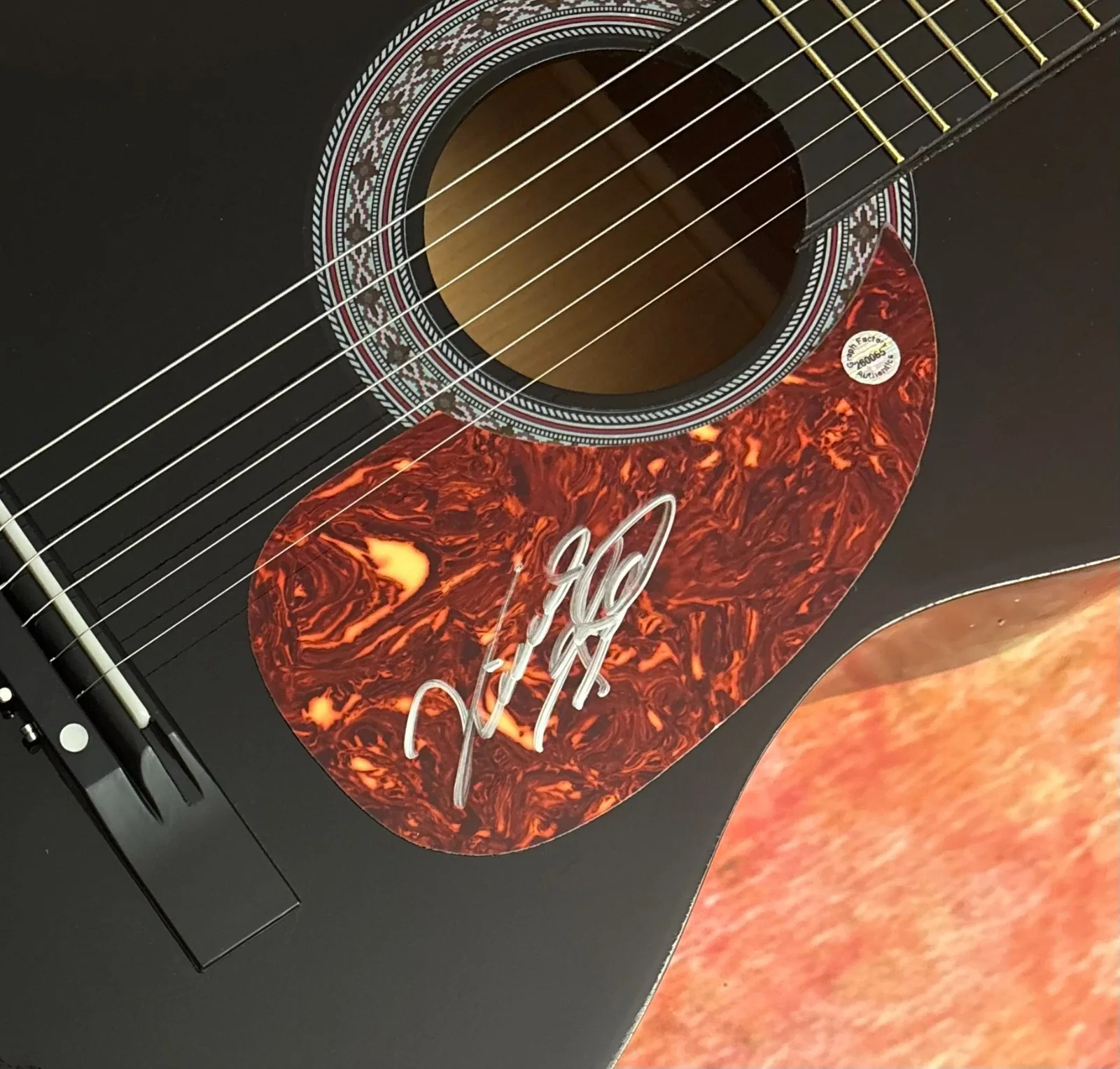 GFA Eagles & Country Legend * VINCE GILL * Signed Acoustic Guitar PROOF COA, image 4