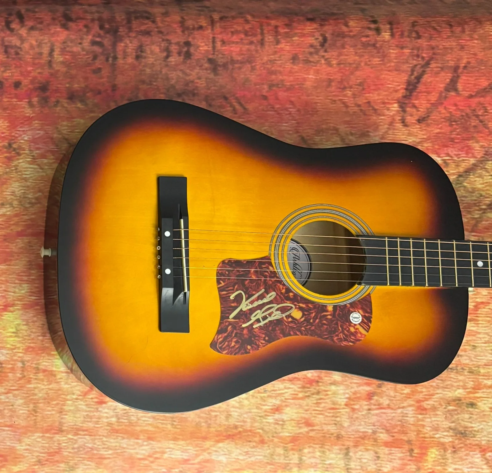 GFA Eagles & Country Legend * VINCE GILL * Signed Acoustic Guitar PROOF COA, image 3