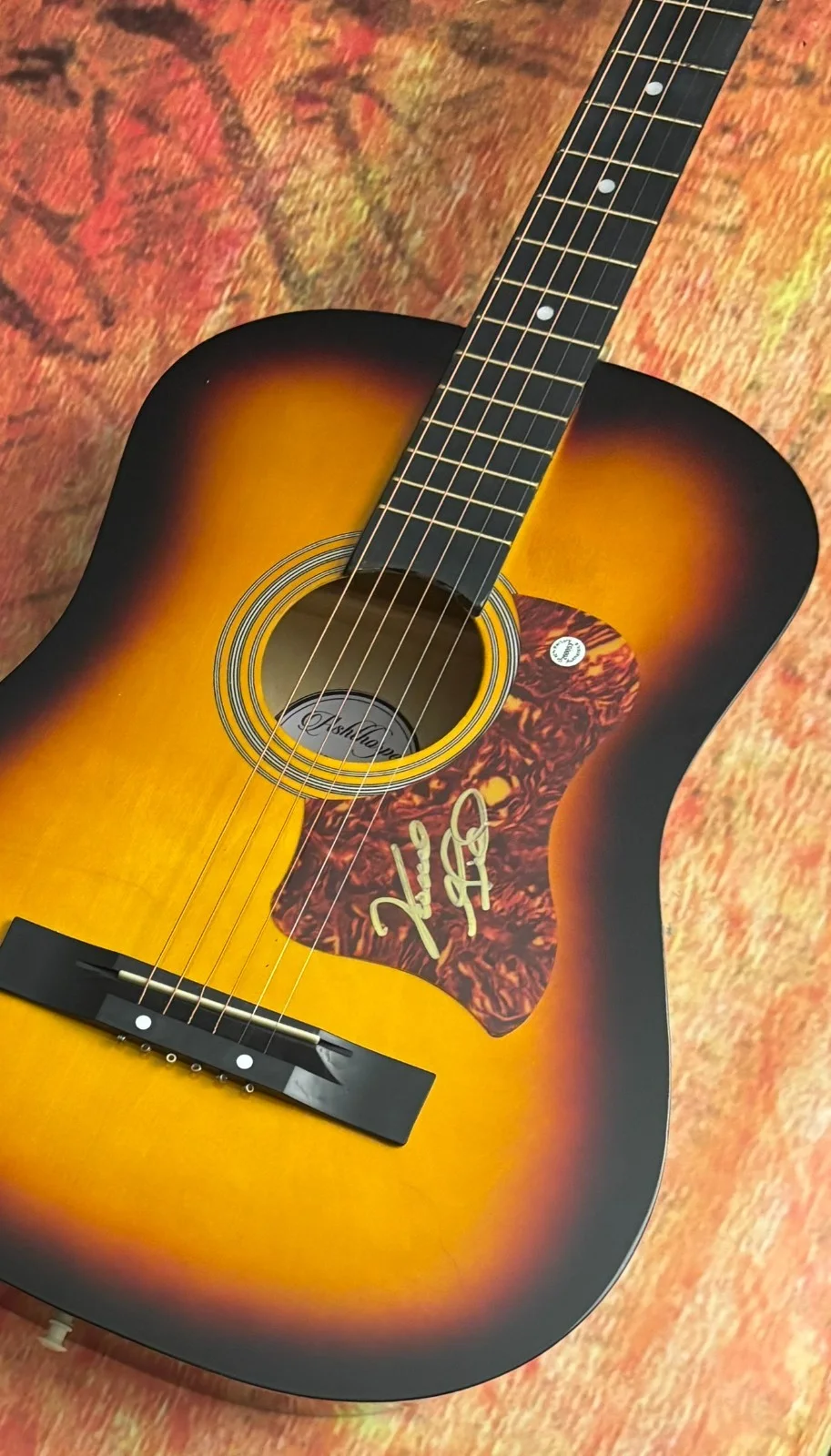 GFA Eagles & Country Legend * VINCE GILL * Signed Acoustic Guitar PROOF COA, image 5