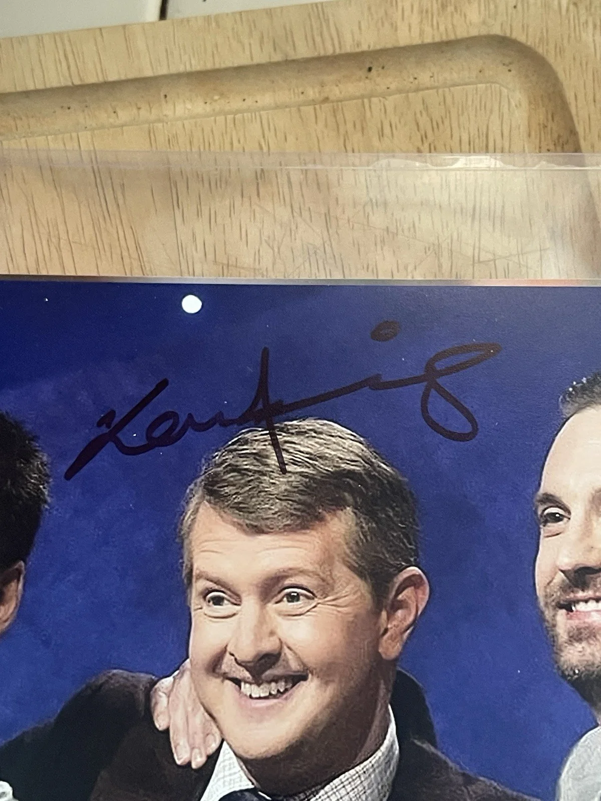 BAS COA KEN JENNINGS GREATEST JEOPARDY CHAMPION SIGNED 8x10 PHOTO, изображение 2