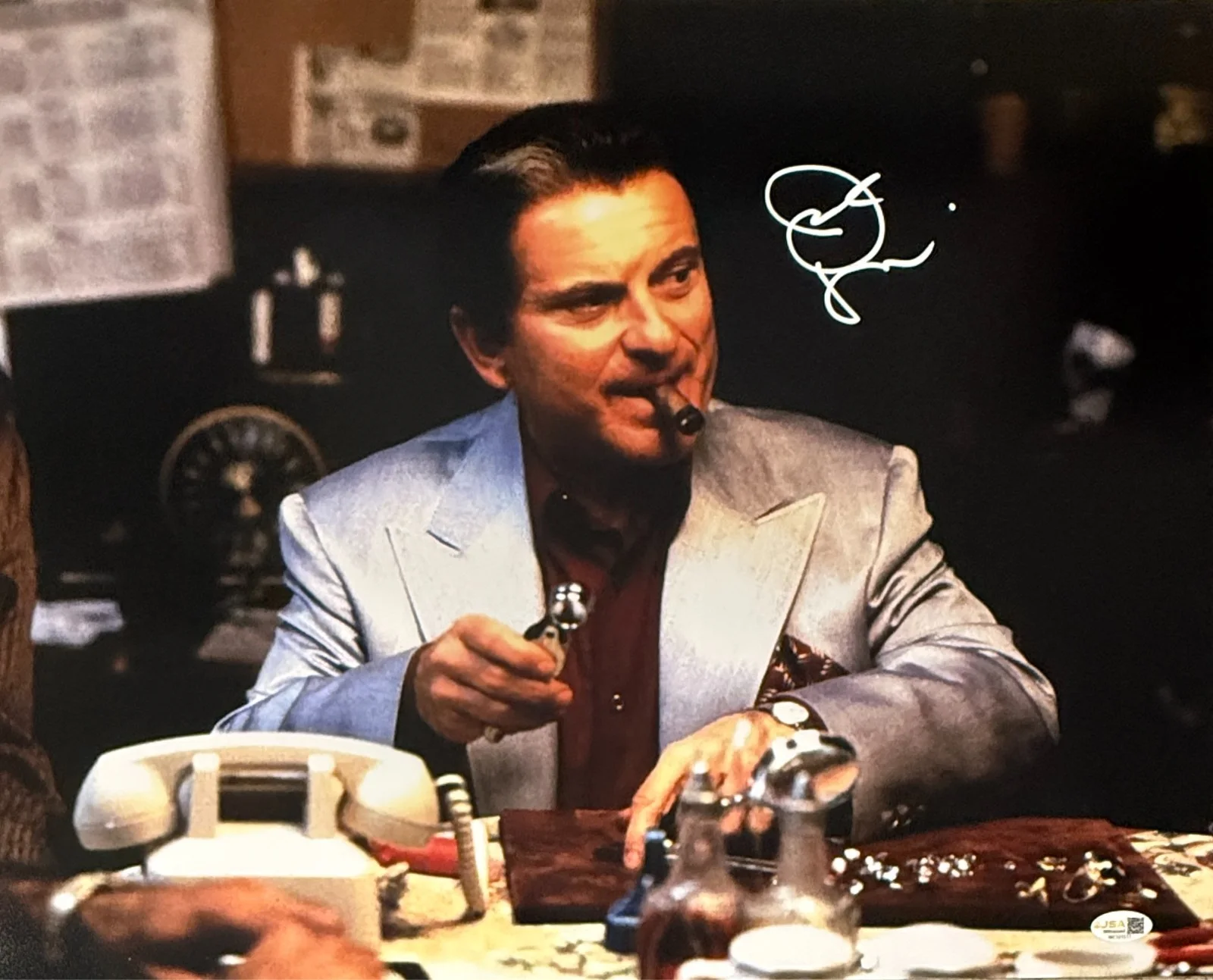 Joe Pesci — JOE PESCI AUTOGRAPHED 16x20 PHOTO JSA CASINO 1
