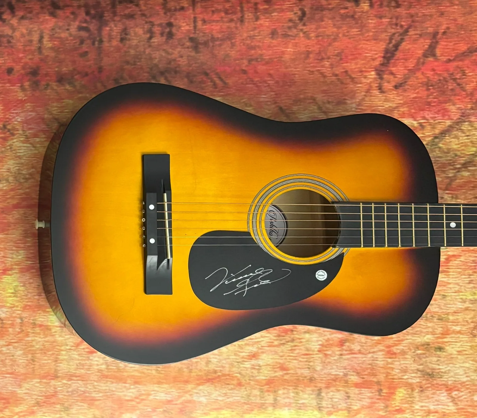 GFA Eagles & Country Legend * VINCE GILL * Signed Acoustic Guitar PROOF COA, image 2
