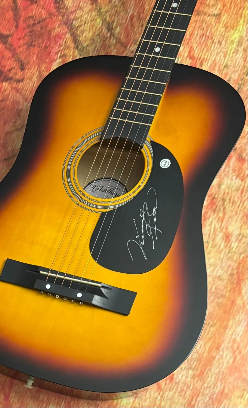 GFA Eagles & Country Legend * VINCE GILL * Signed Acoustic Guitar PROOF COA, image 5