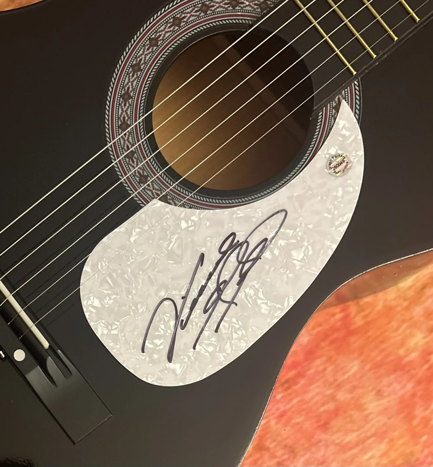 GFA Eagles & Country Legend * VINCE GILL * Signed Acoustic Guitar PROOF COA, image 4