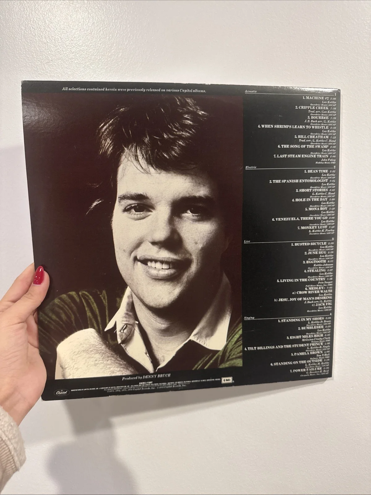 Leo Kottke ~ The Best album cover, изображение 2