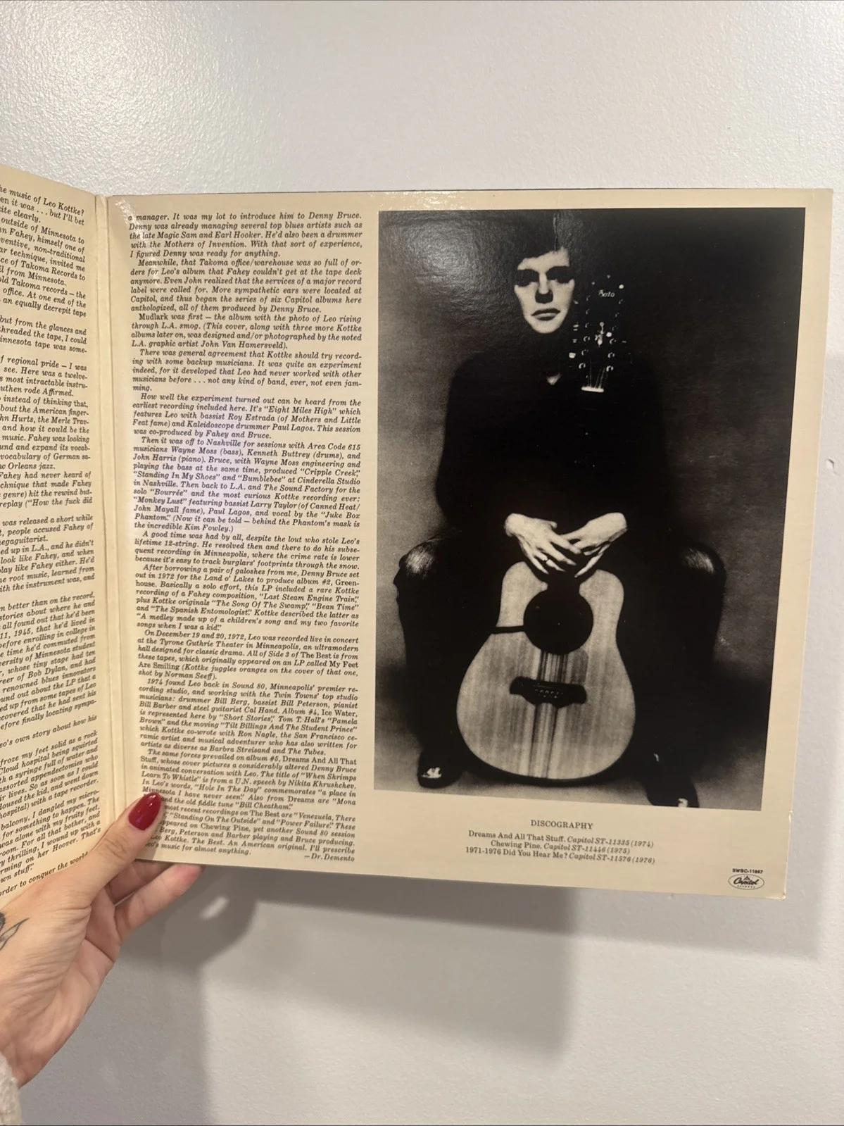 Leo Kottke ~ The Best album cover, изображение 3