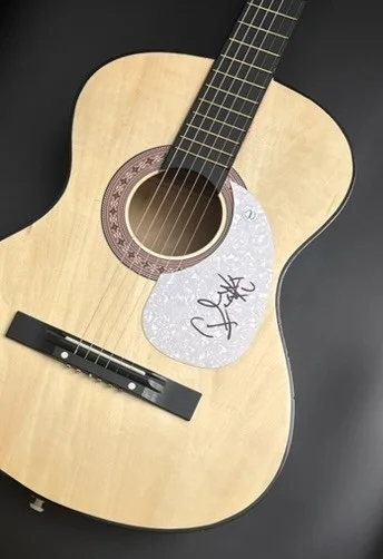 GFA Tape Deck Heart Recovery * FRANK TURNER * Signed Acoustic Guitar PROOF COA, image 5