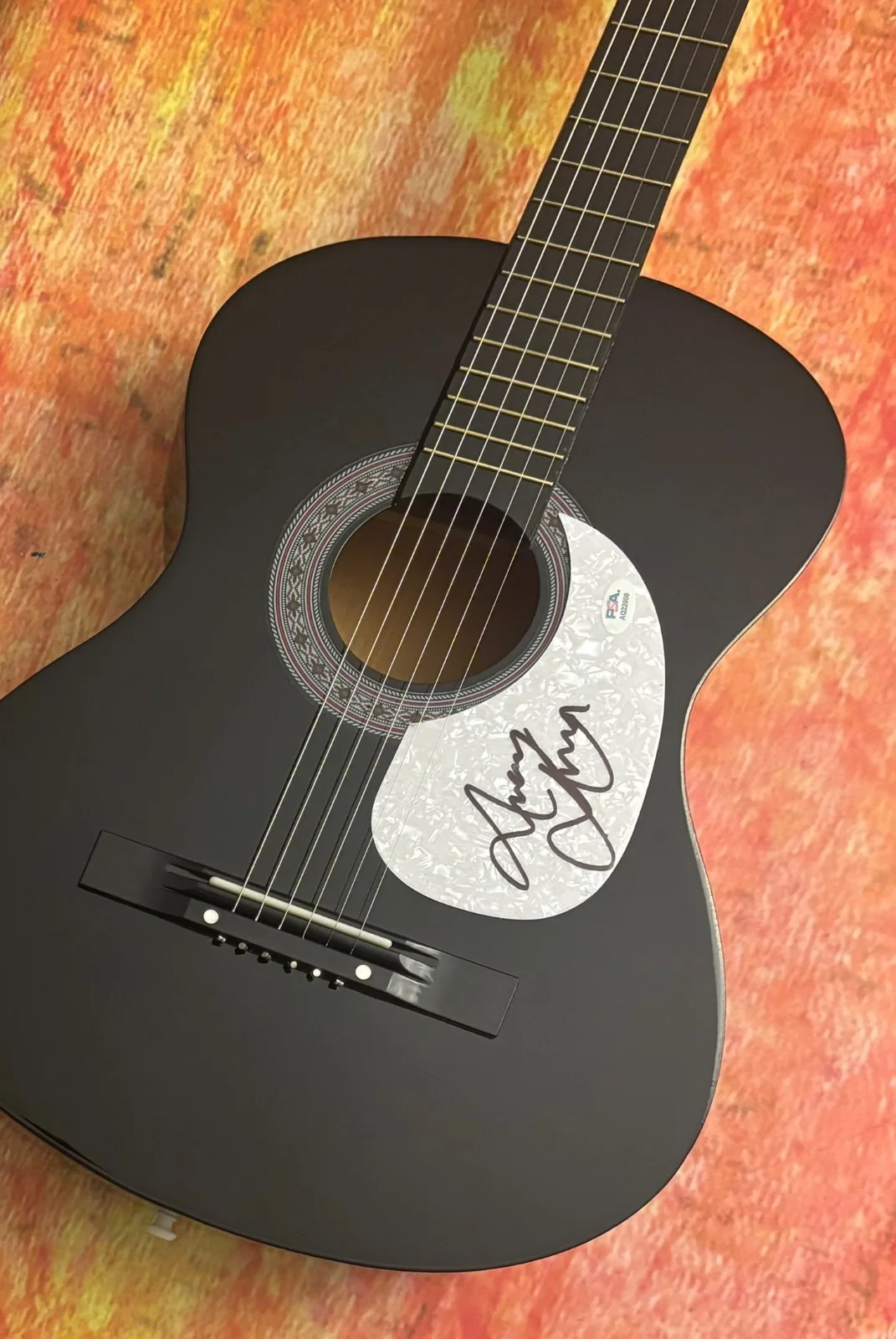 PSA Indigo & Restless Mind Star * AVERY ANNA * Signed Acoustic Guitar COA, изображение 5