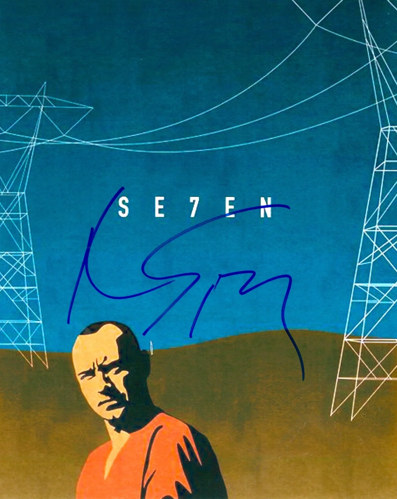 Kevin Spacey — Kevin Spacey signed Se7en 8x10 Photo - In Person Proof - House of Cards, Seven