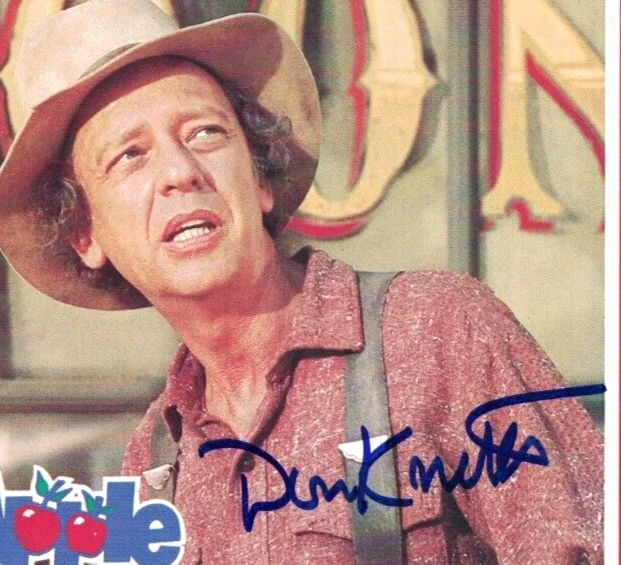 Don Knotts — DON KNOTTS JSA Autographed Disney Apple Dumpling Gang 8X11 Cover FREE SH Not PSA, image 3