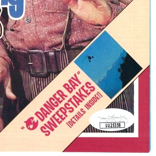 Don Knotts — DON KNOTTS JSA Autographed Disney Apple Dumpling Gang 8X11 Cover FREE SH Not PSA, image 4