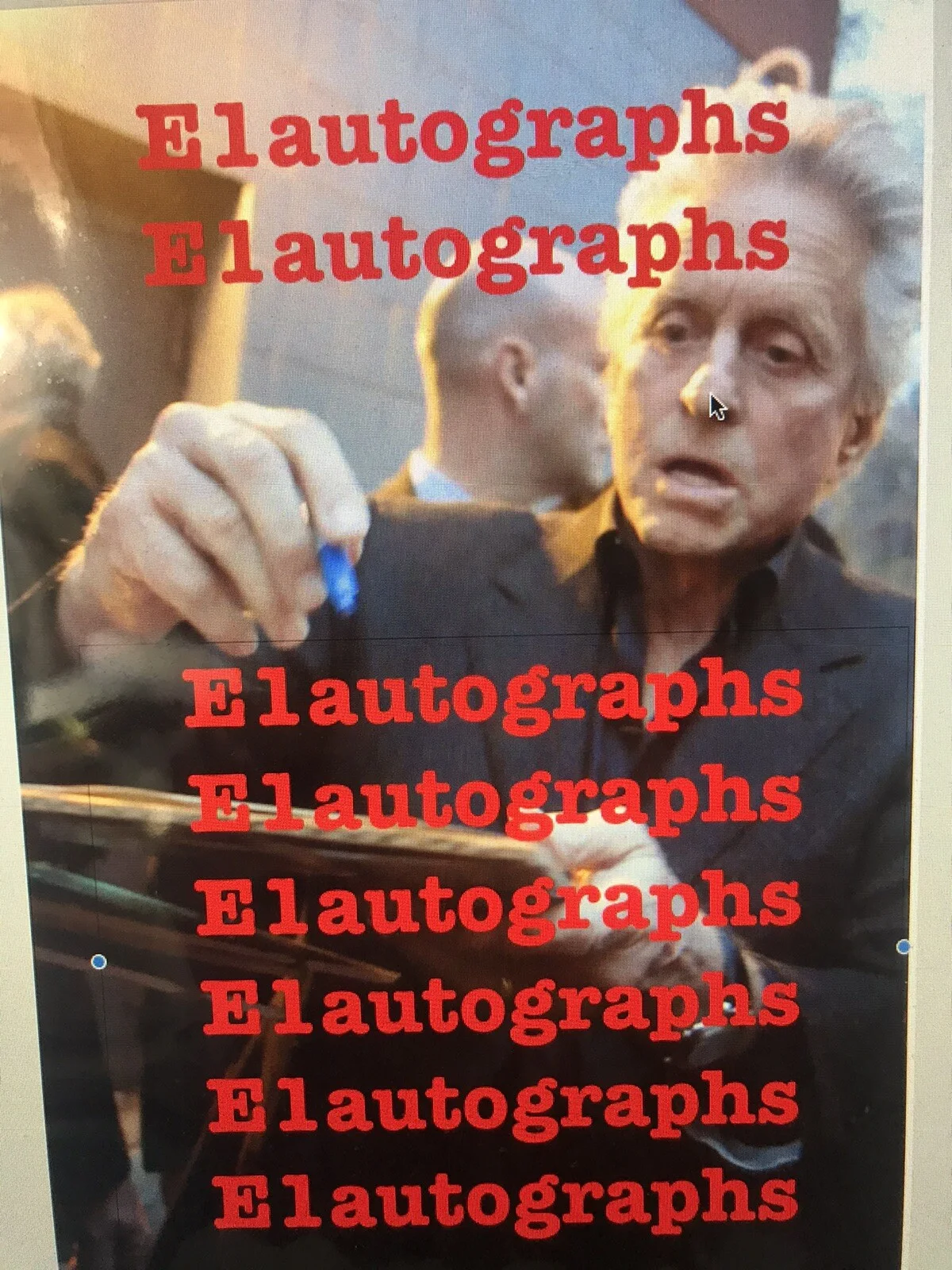 Michael Douglas — Michael Douglas signed 8x10 photo In Person. Exact Proof. Wall Street, image 5